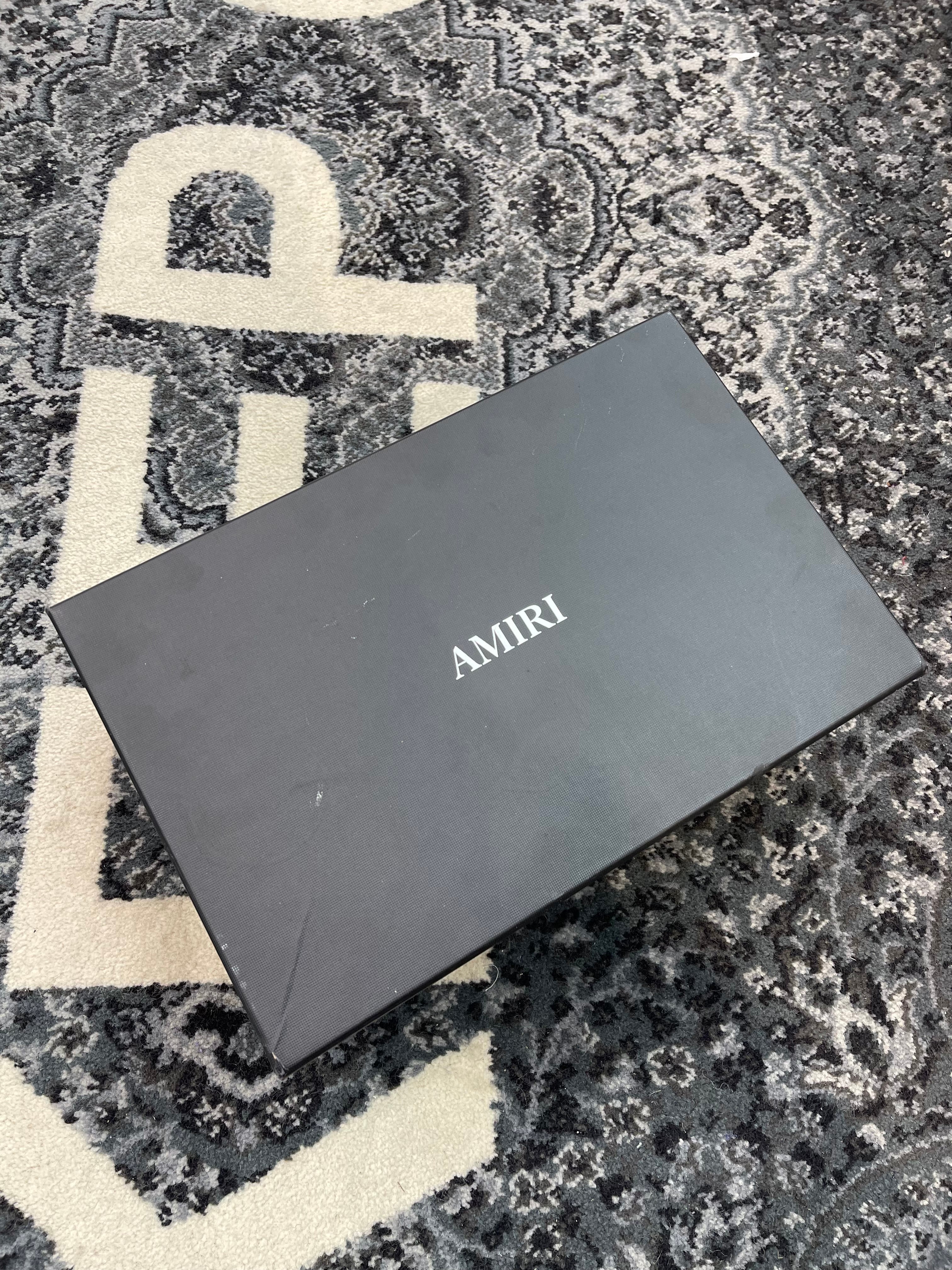 Amiri Skel Top “Black Grey”
