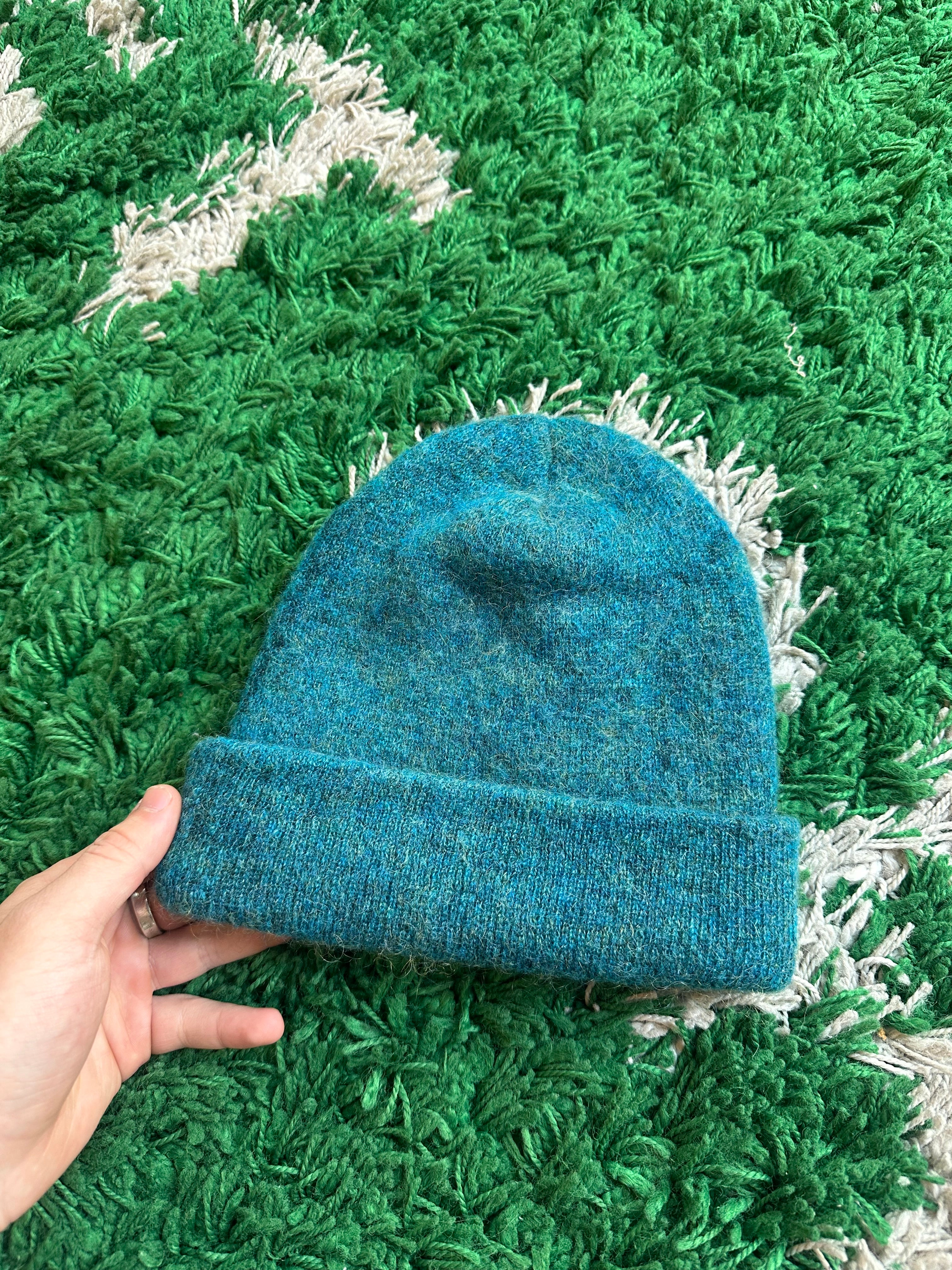 Supreme Beanie Fuzzy Blue