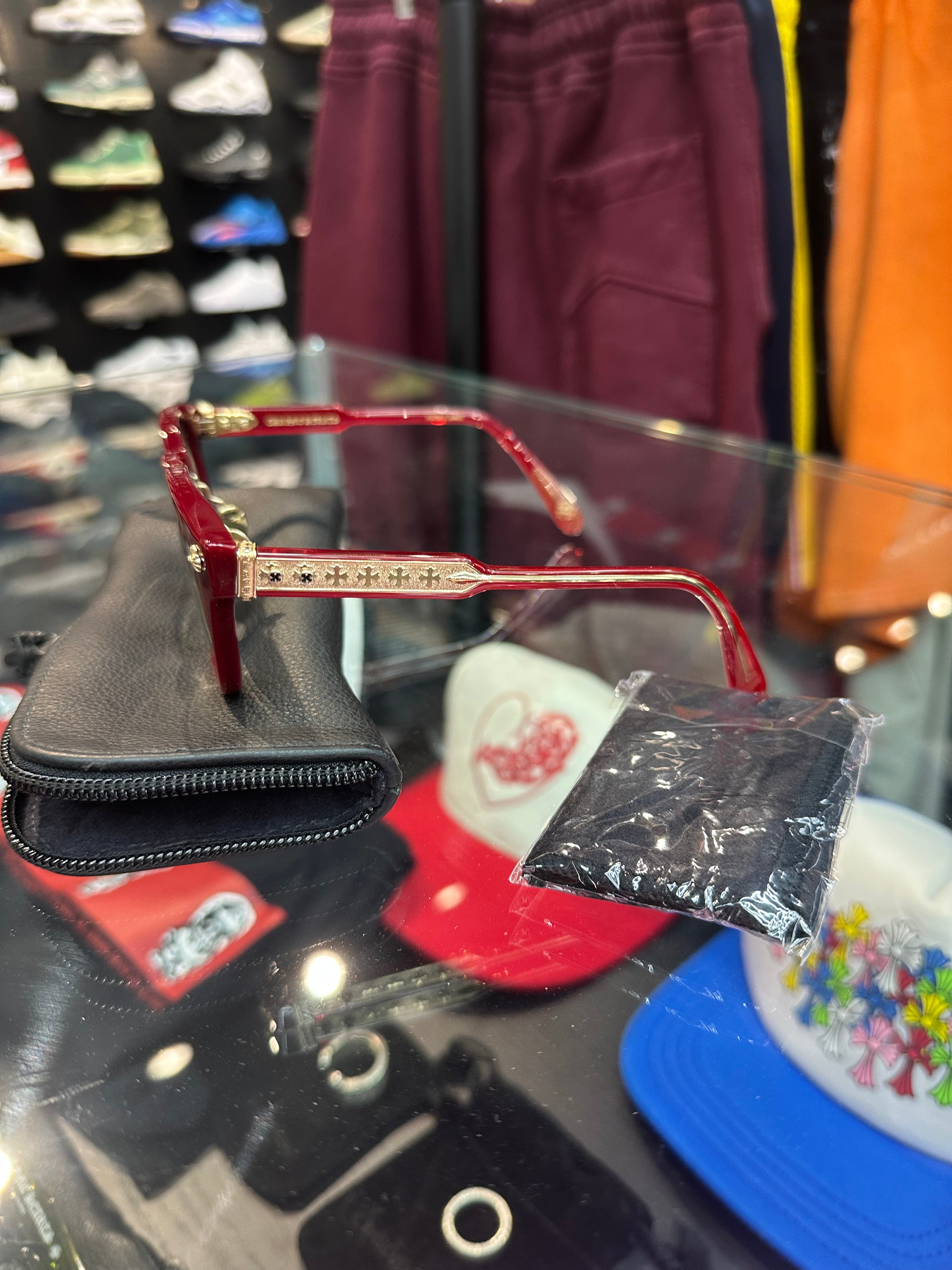 Chrome Hearts Glasses “Red Dingalinglong”