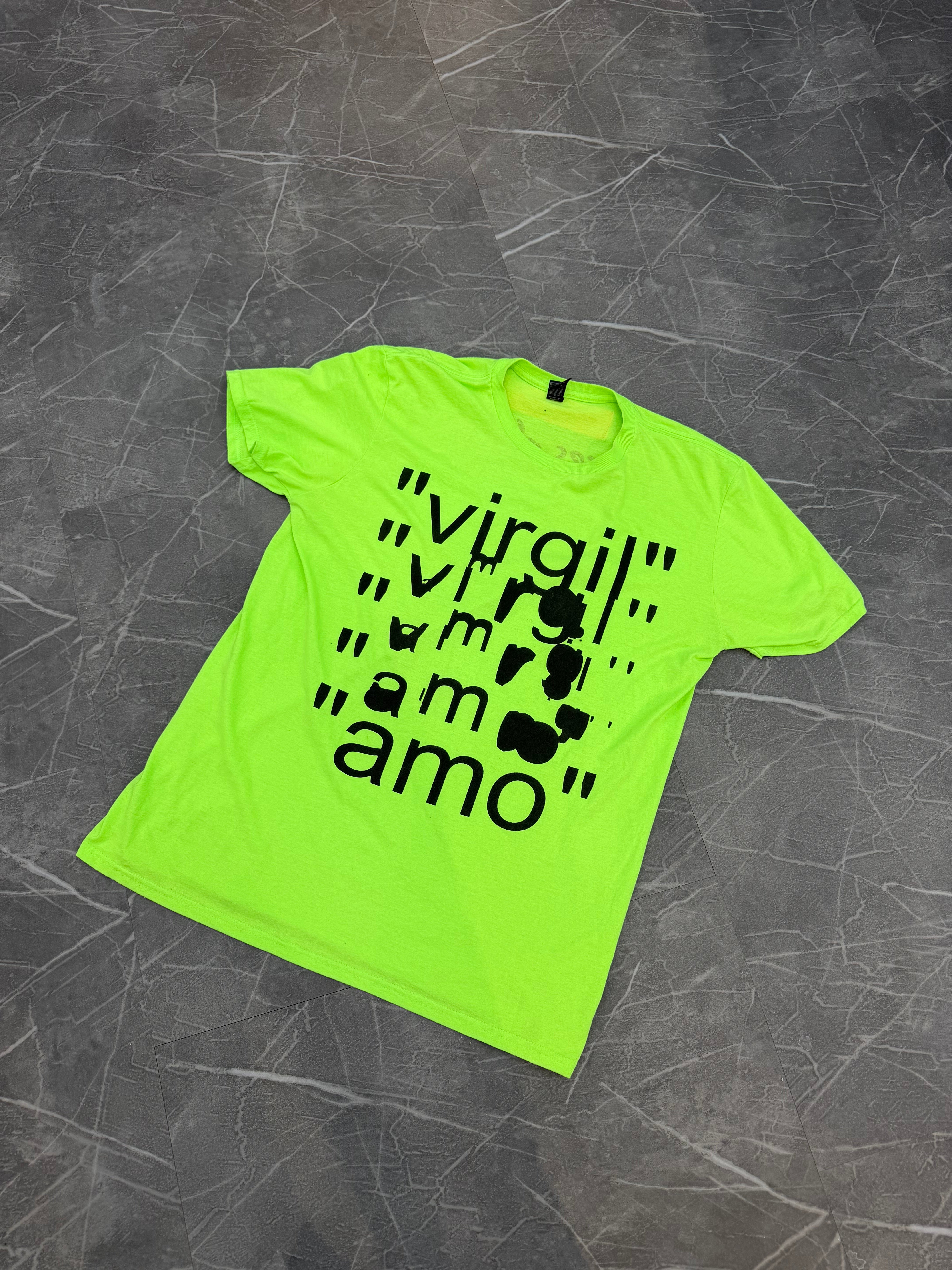Virgil Abloh Tee MCA Figures of Speech “Lime”