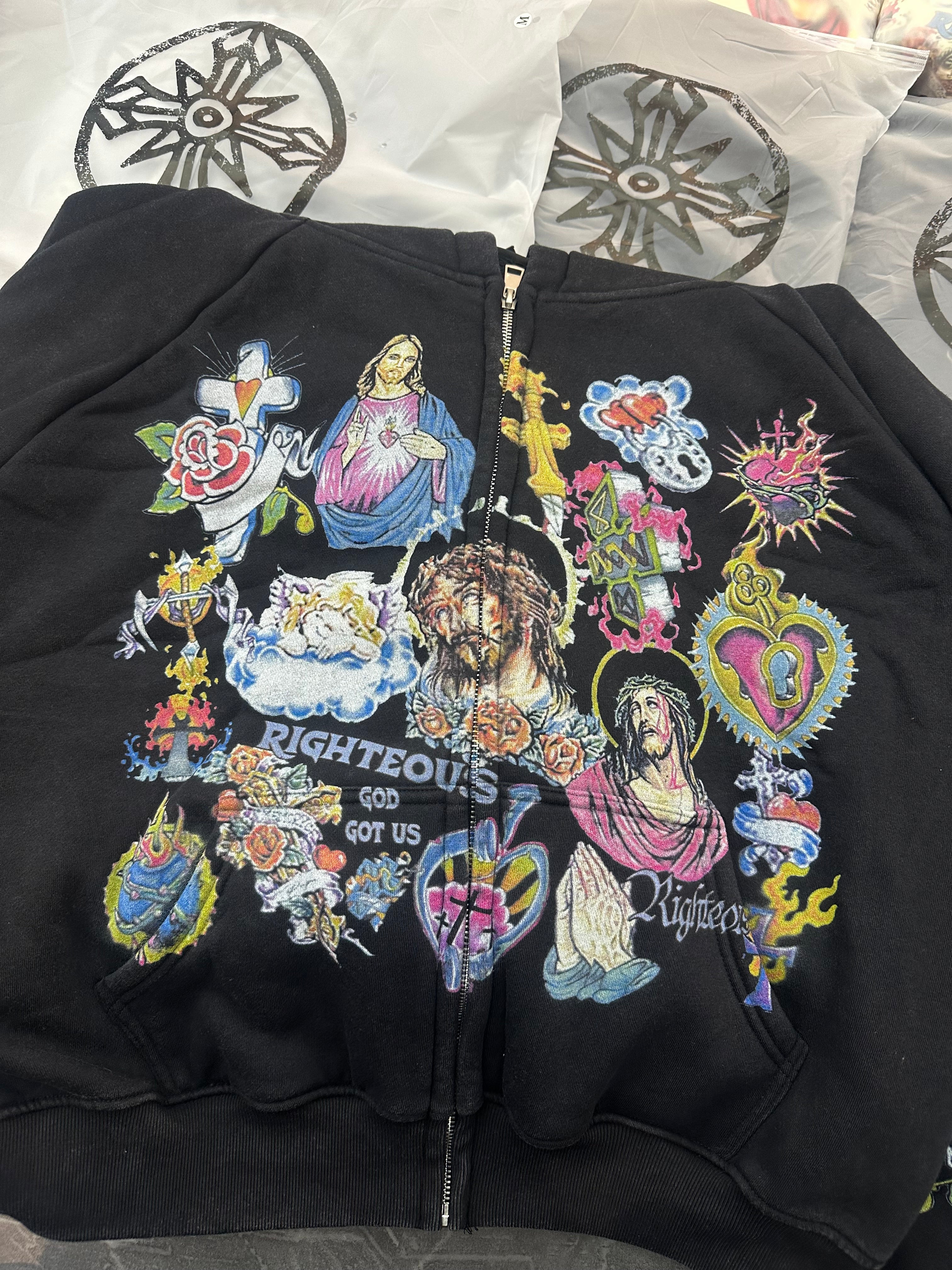 Righteous Zip Up “Black”