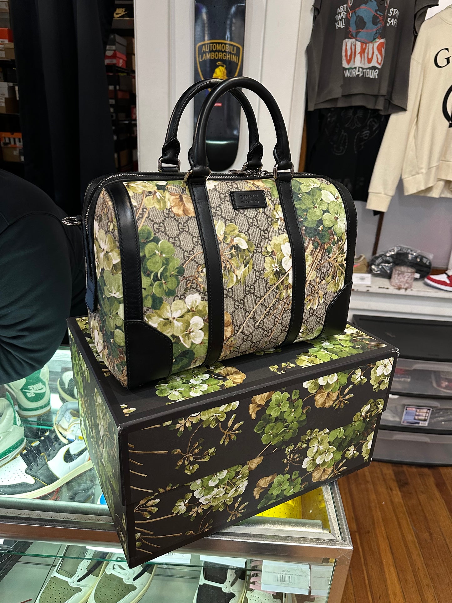 Gucci GG Blooms Boston Travel Bag