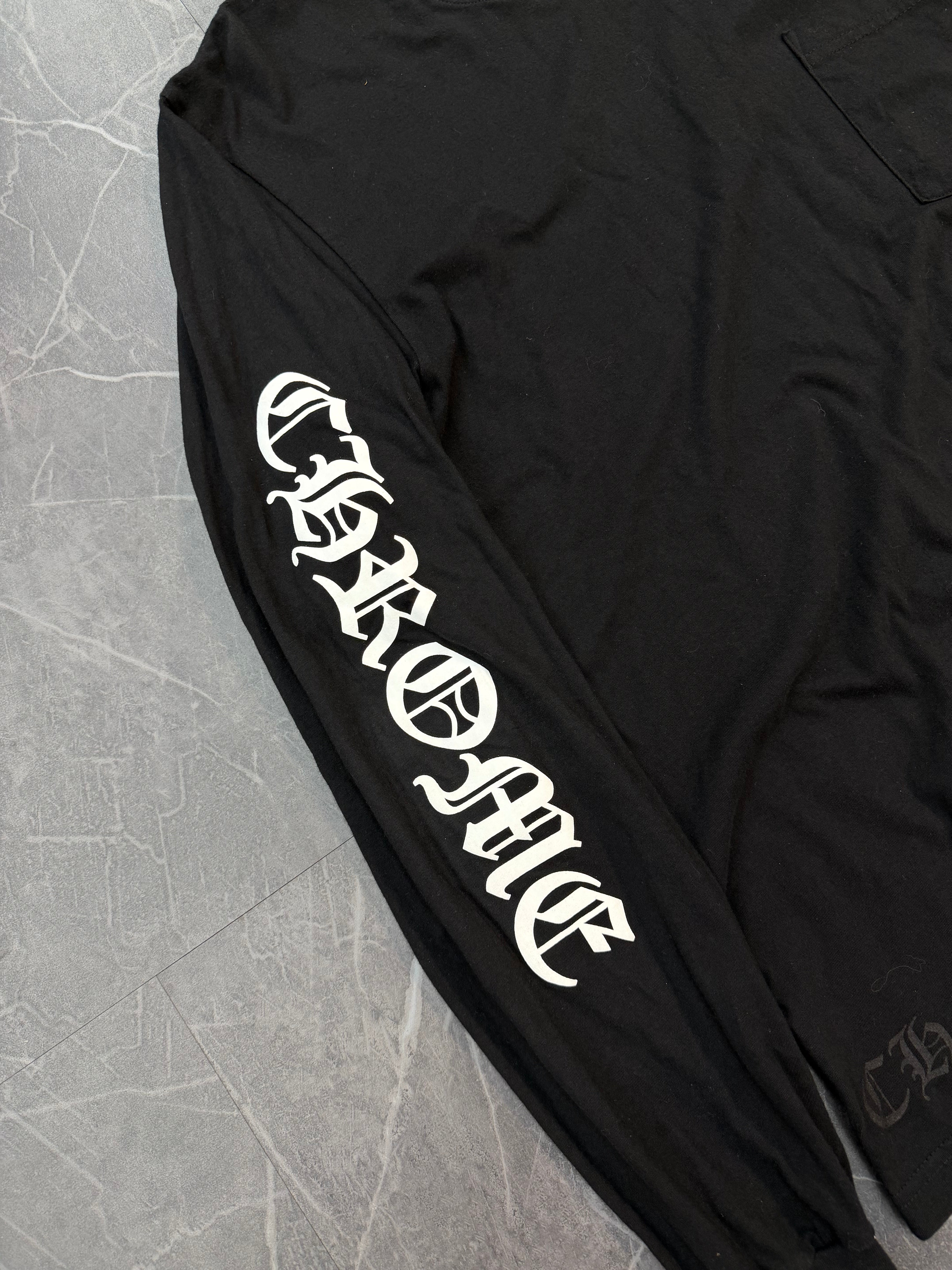 Chrome Hearts Neck Logo Long Sleeve Black