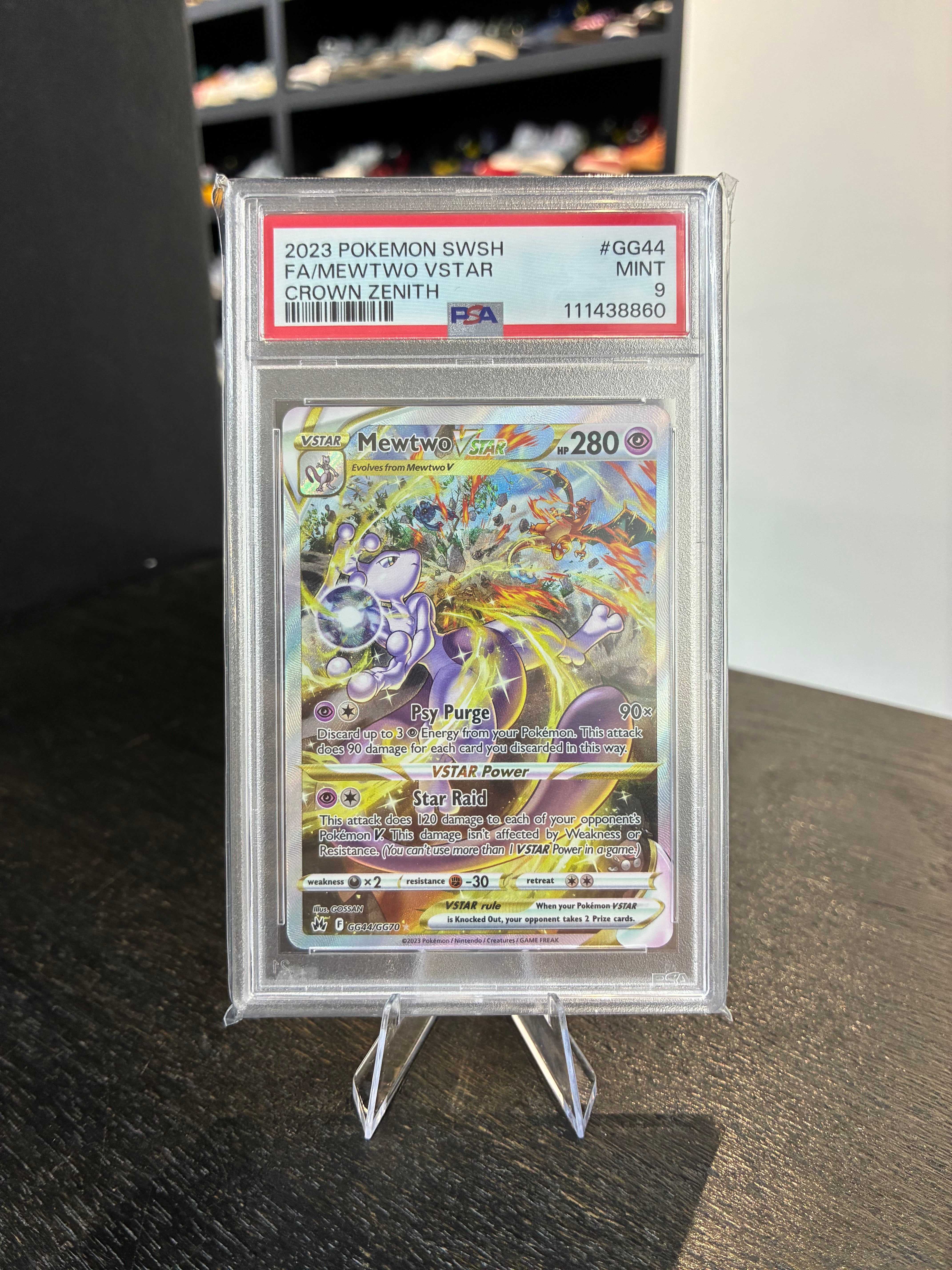Mewtwo VSTAR #GG44 (PSA 9)