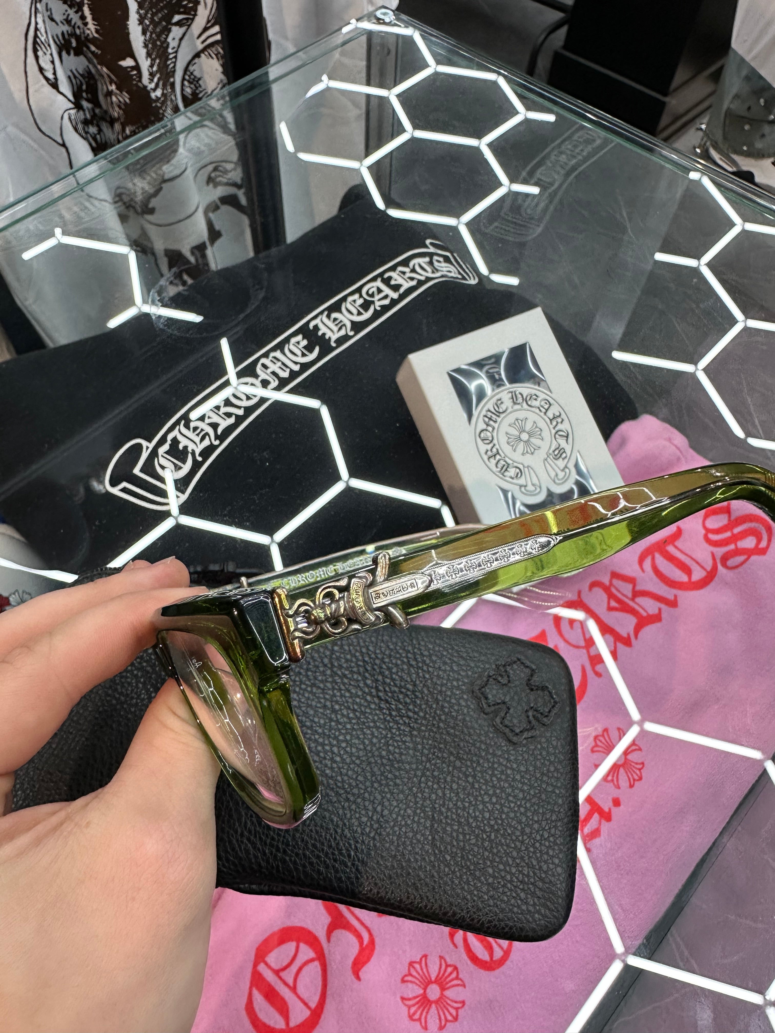 Chrome Hearts VAGILLIONAIRE II Glasses Green