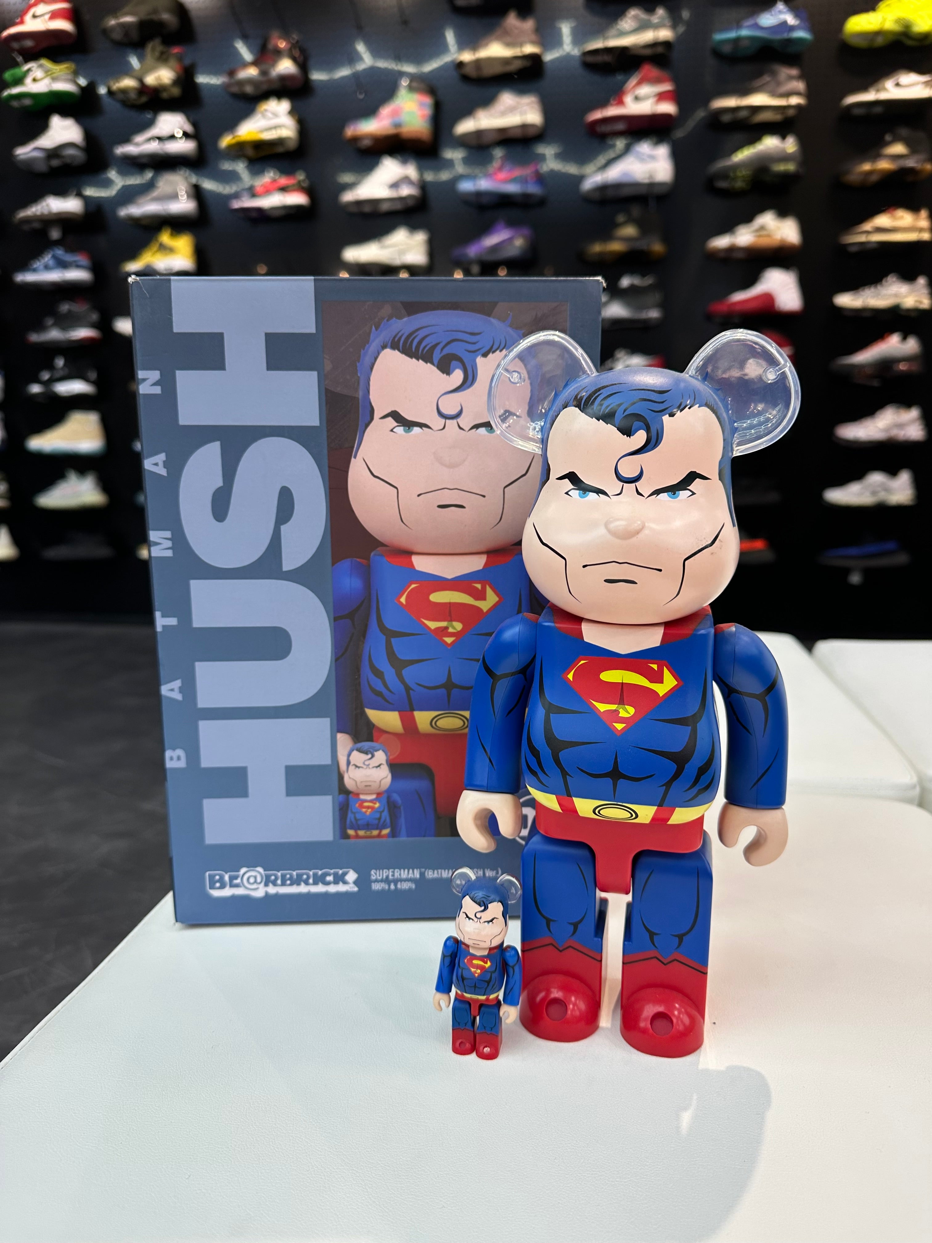 BearBrick 400% & 100% “Superman Hush”