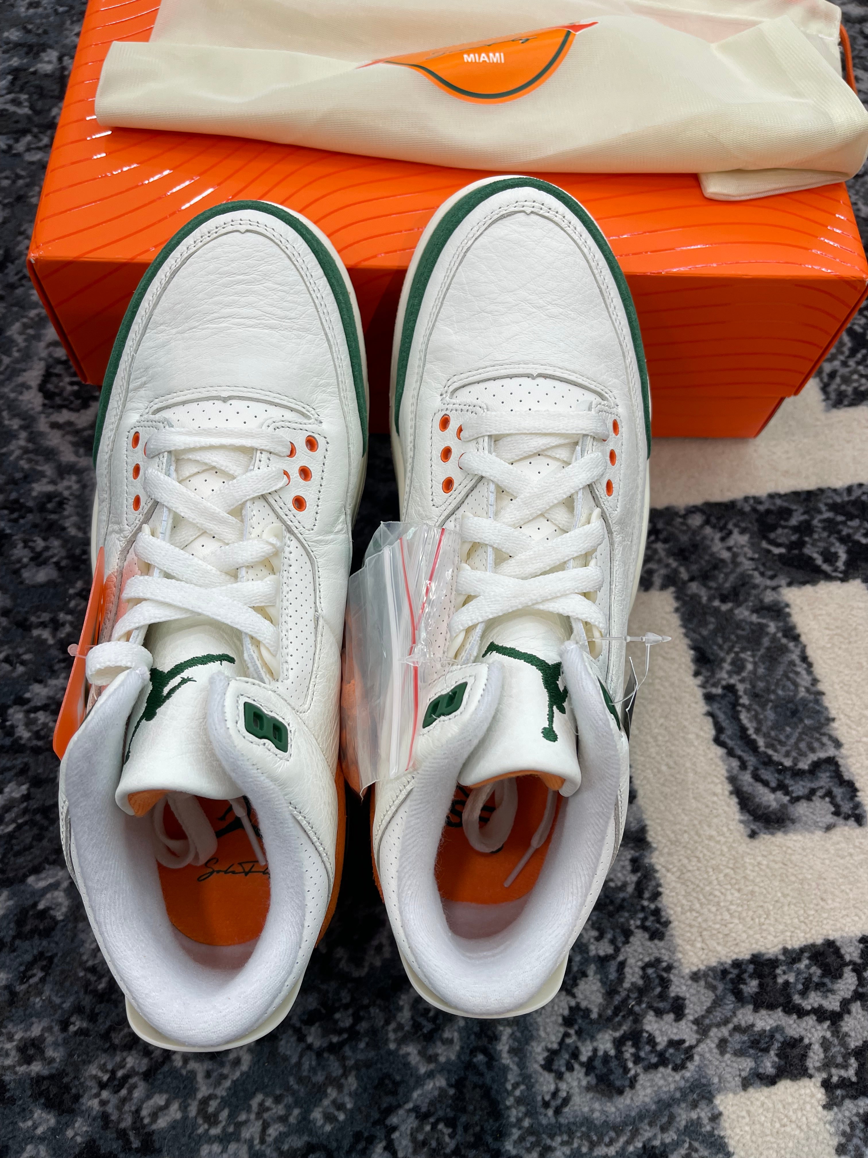 Jordan 3 “Sole Fly Miami”