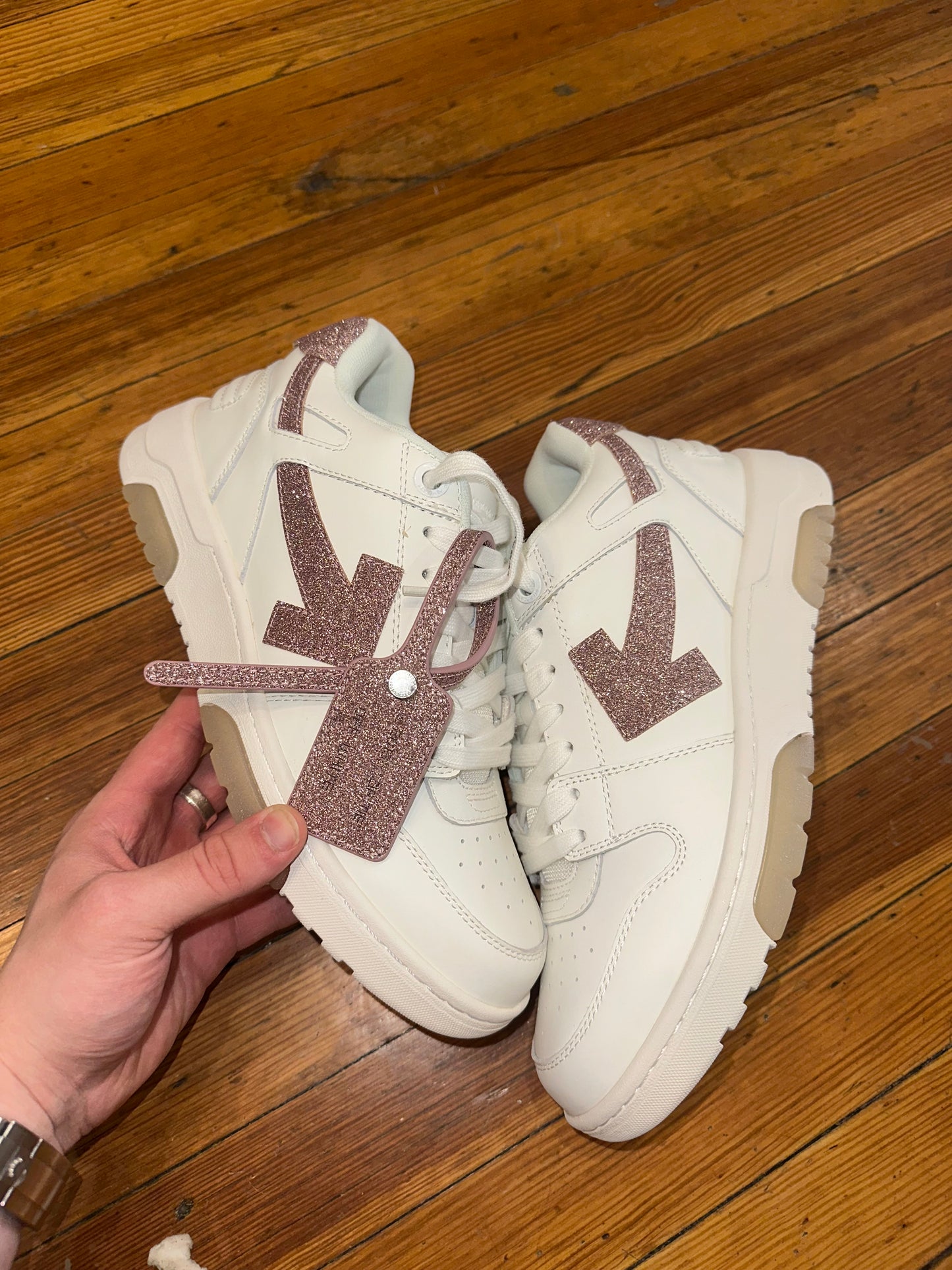 Off-White Out of Office “Pink Glitter”