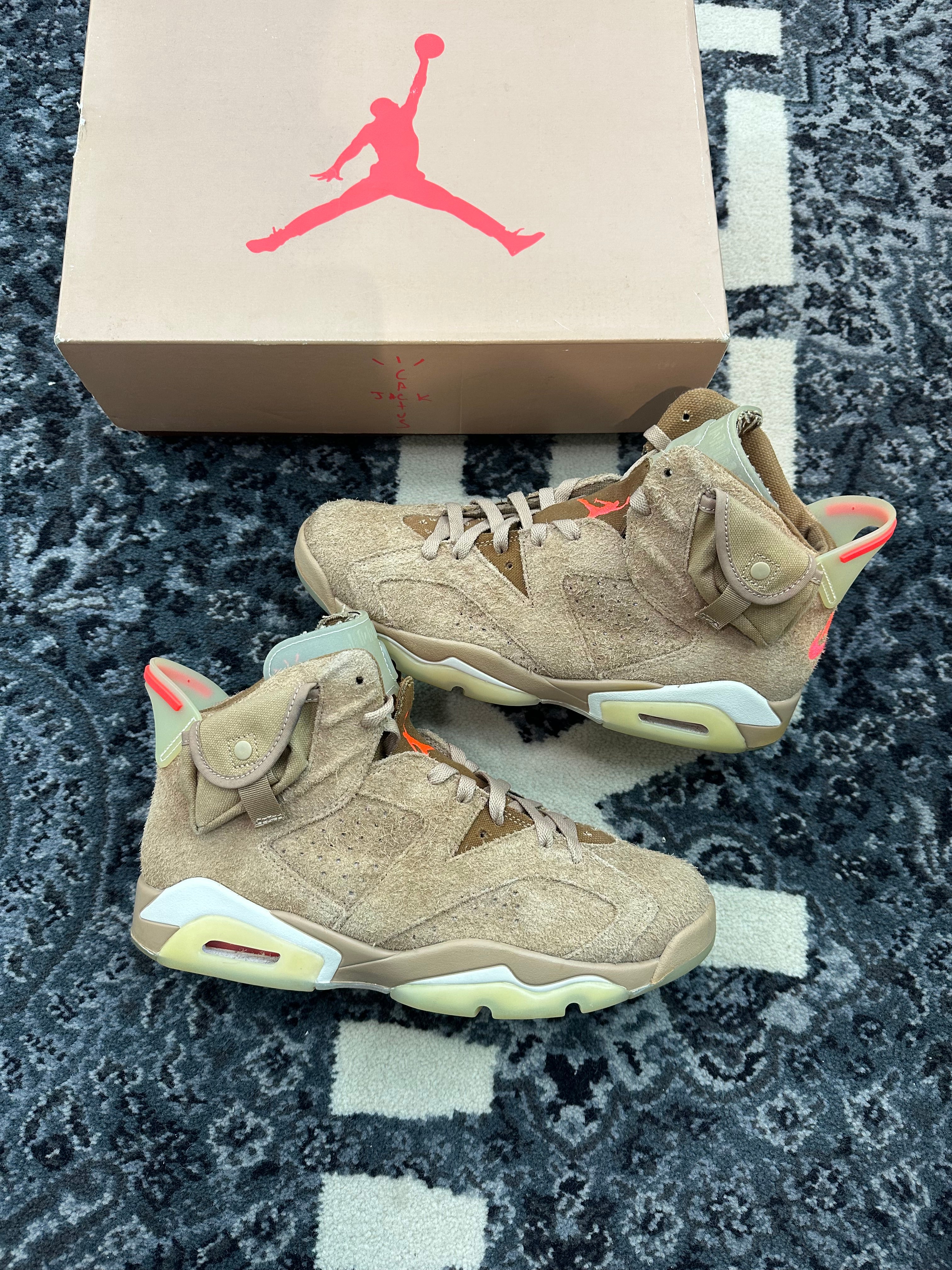 Jordan 6 Travis Scott “British Khaki”