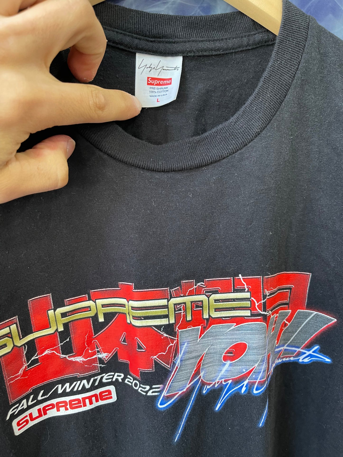 Supreme Yohji Yamamoto TEKKEN Tee “Black”
