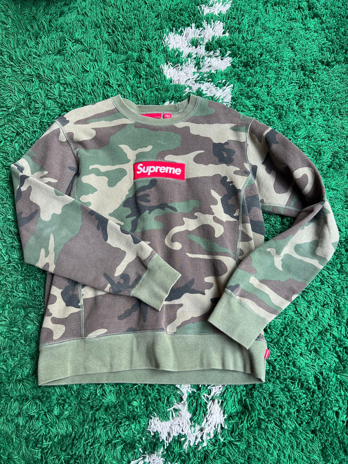 Supreme Box Logo Sweatshirt FW15 “Camo”