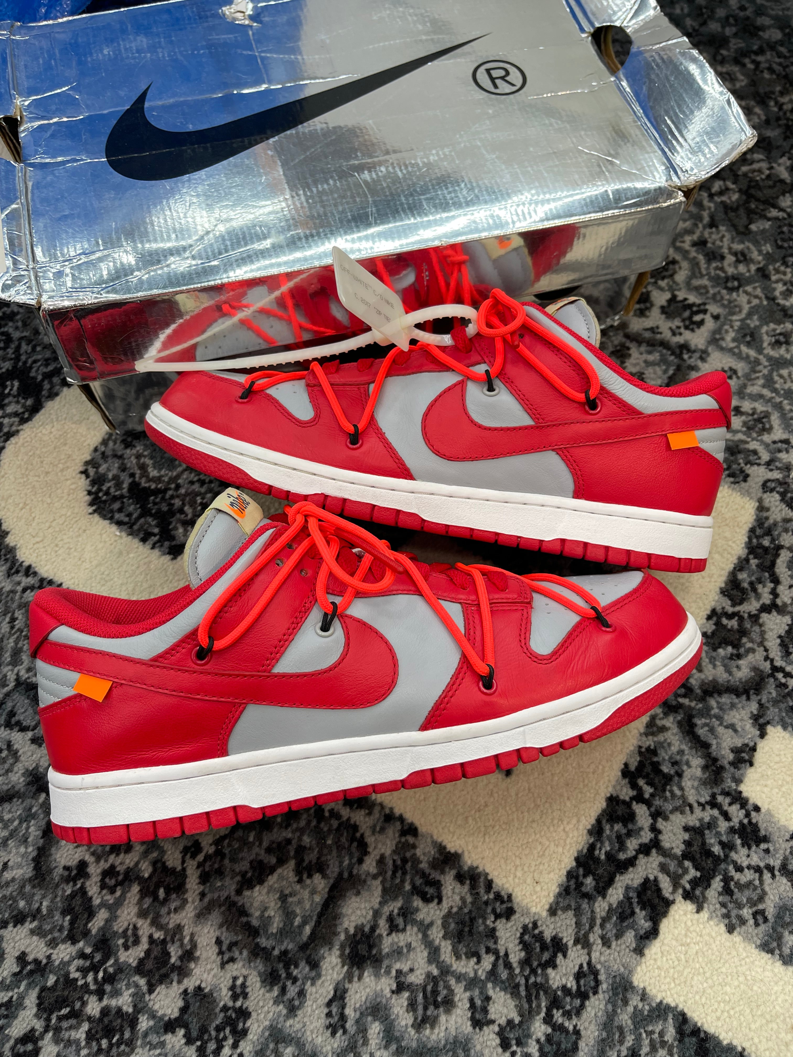 Nike Dunk Low x Off White “University Red”