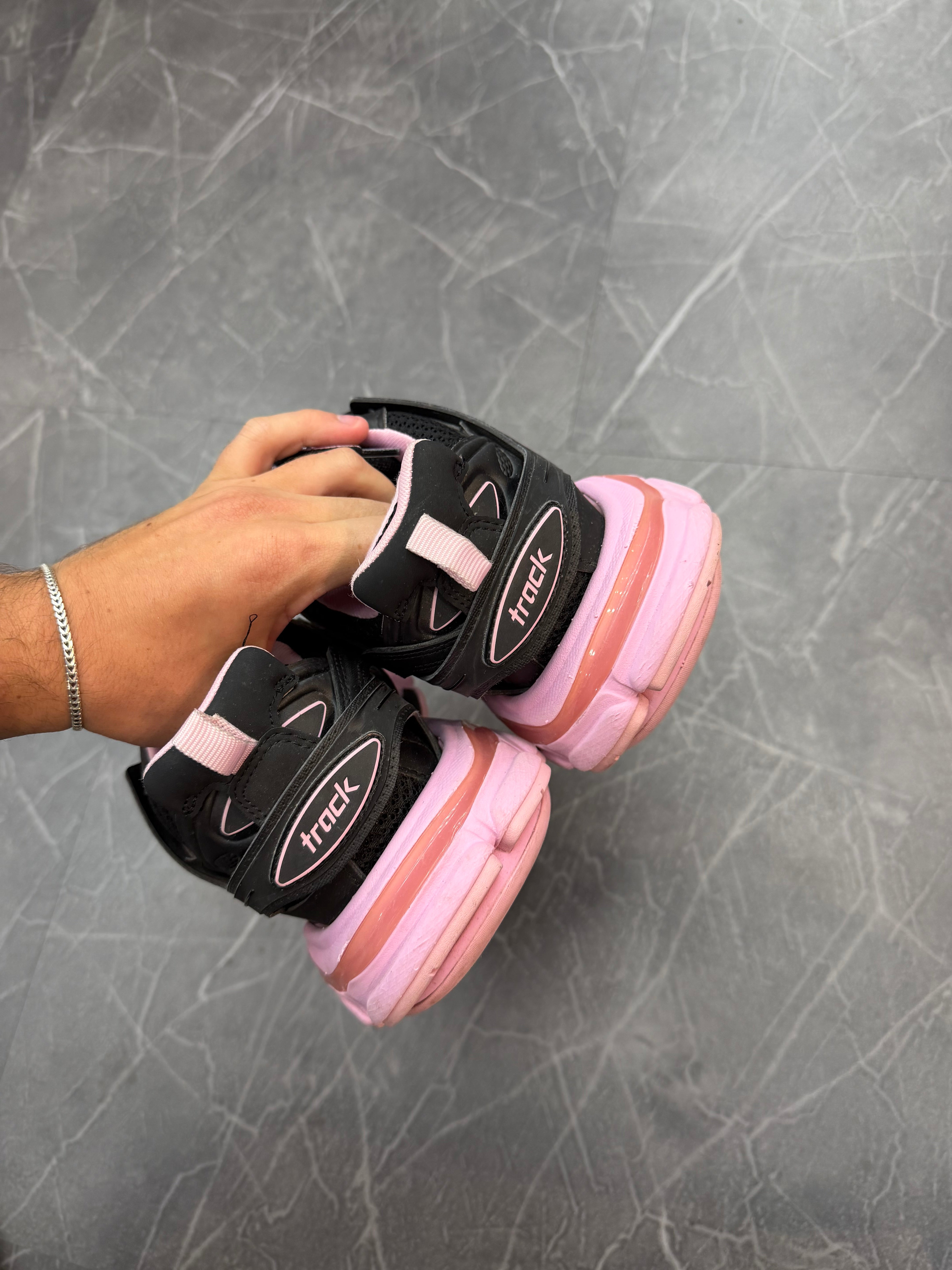 Balenciaga Track Runner Pink Black