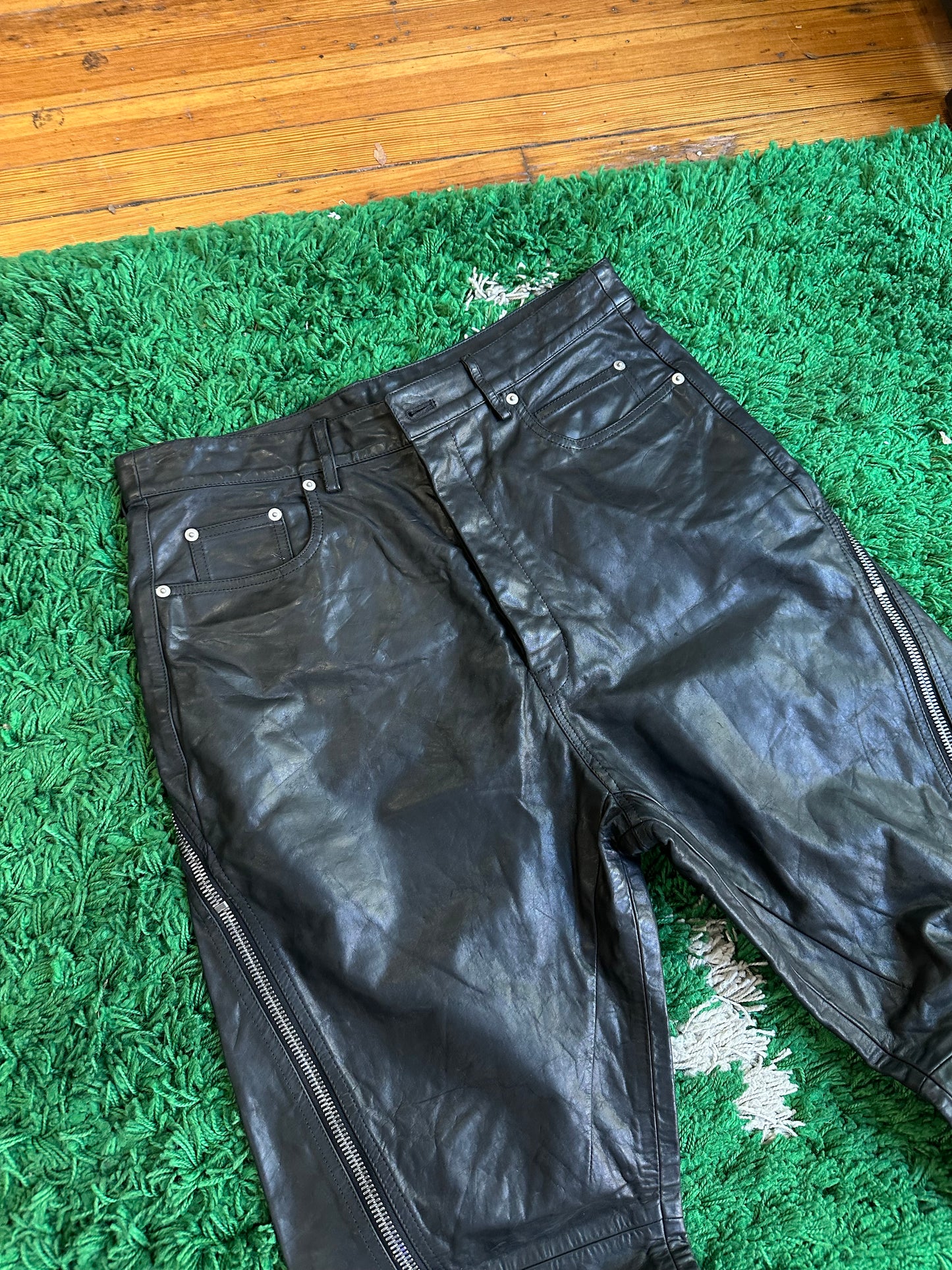 Rick Owens Black Hollywood Bolan Banana Jeans