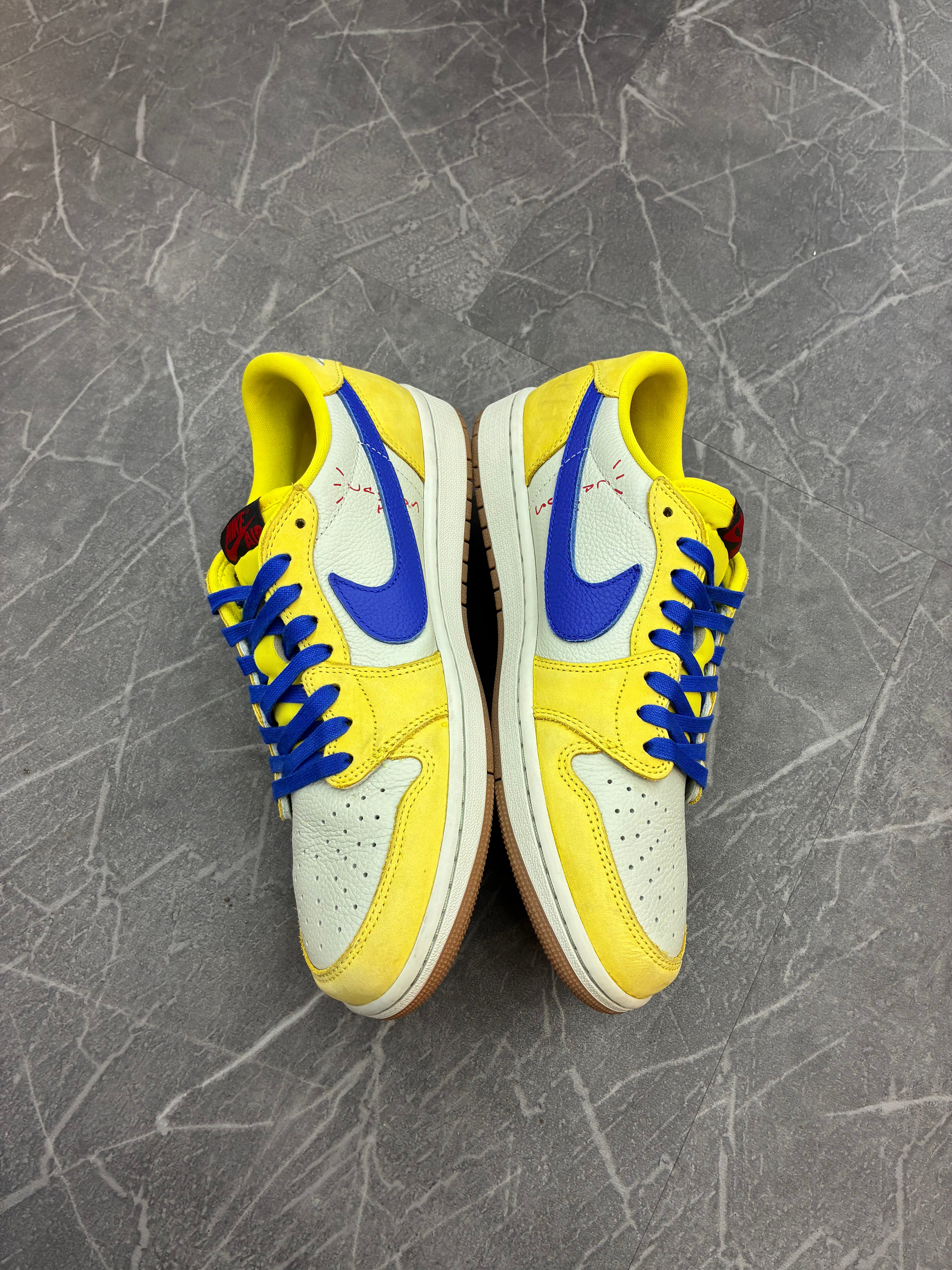 Travis Scott Jordan 1 Low “Canary”