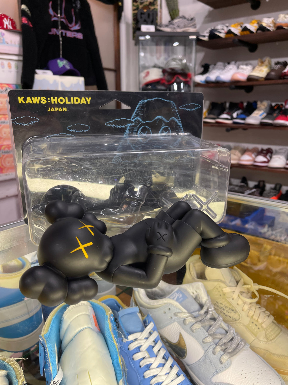 Kaws Holiday Japan Vinyl Figure “Black” (Size OS) - Image 1