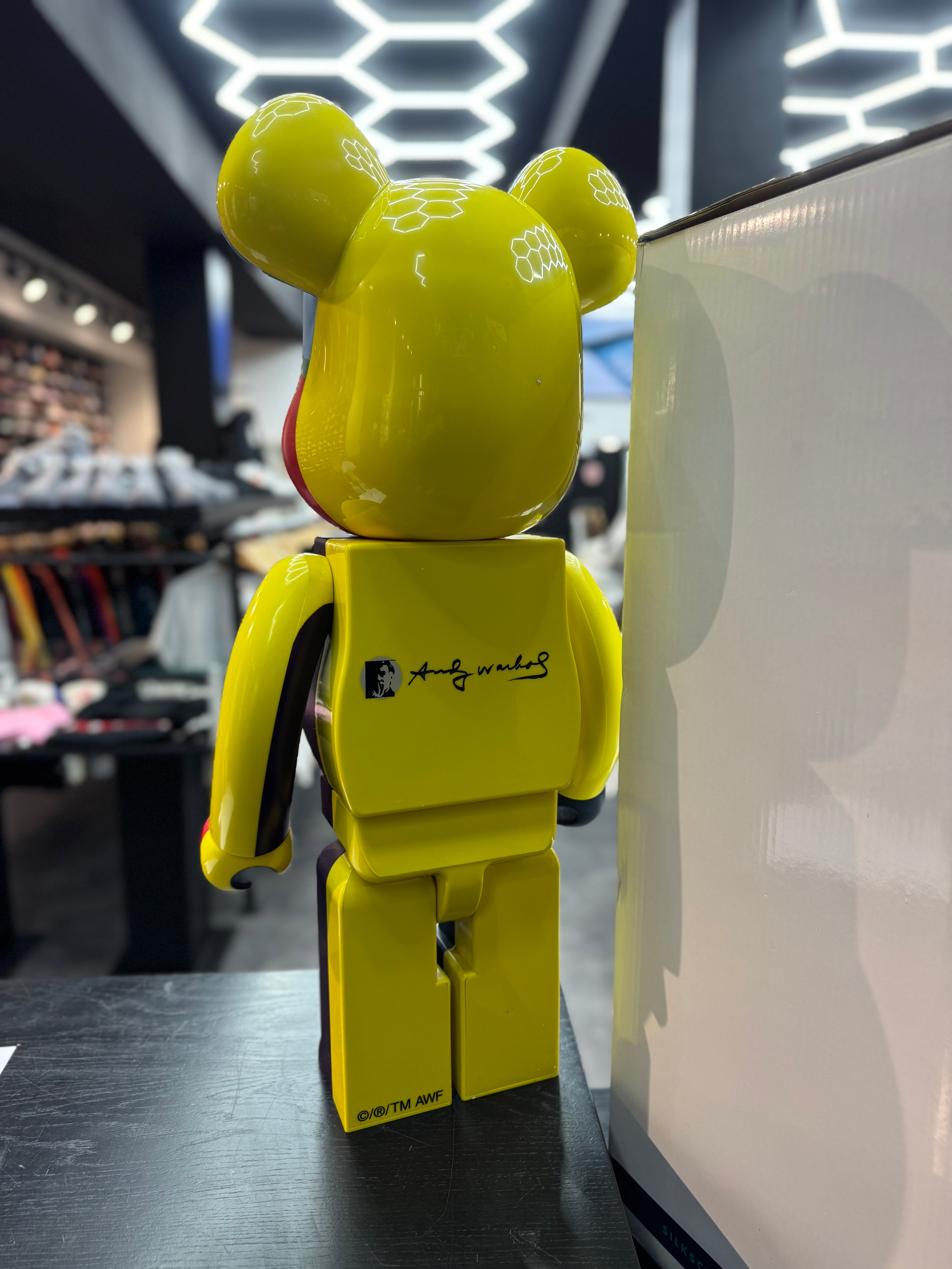 Bearbrick x Andy Warhol Silk Screen 1000%