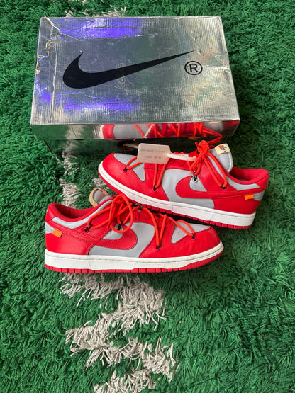 Nike Dunk Low Off White “University Red”