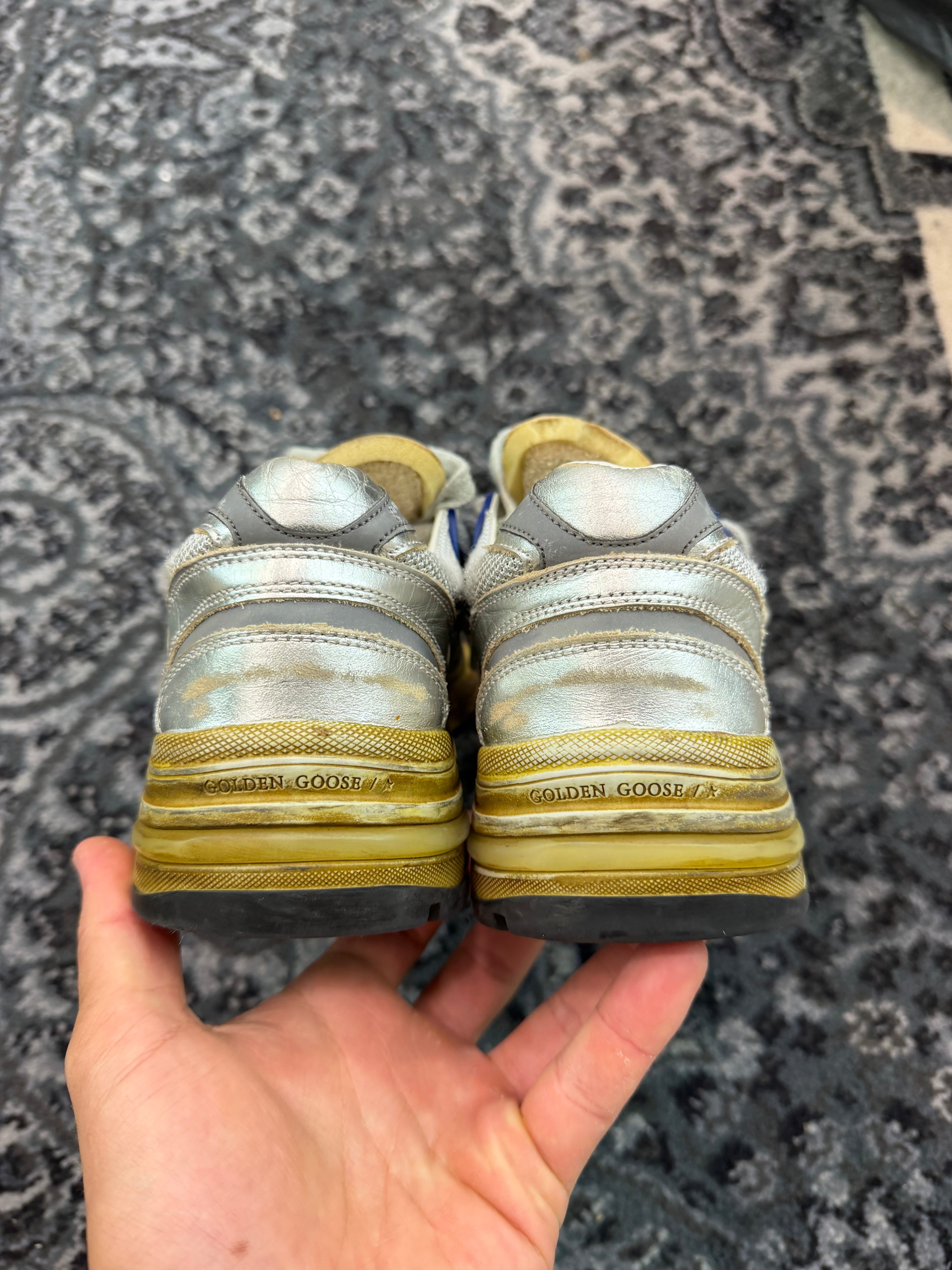 Golden Goose Dad-Star “Silver Blue”