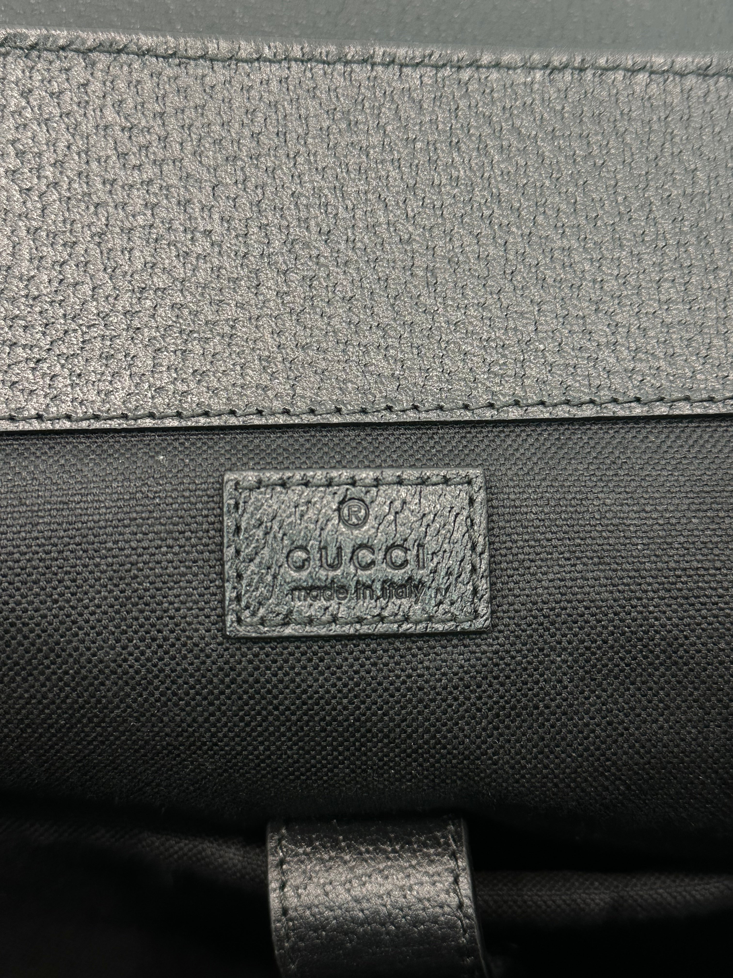 Gucci Jumbo GG Backpack Black