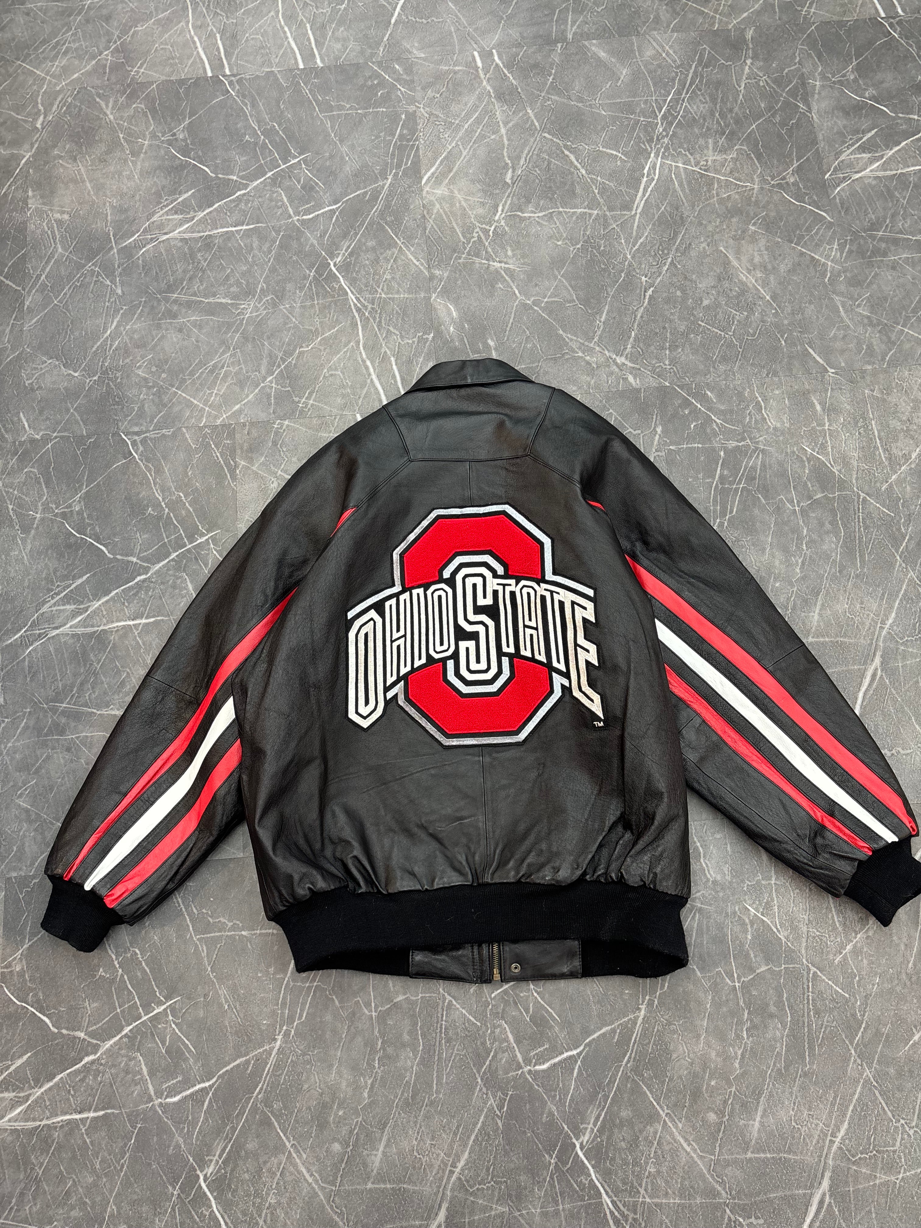 Varsity Athletics Ohio State Leather Jacket (XL)