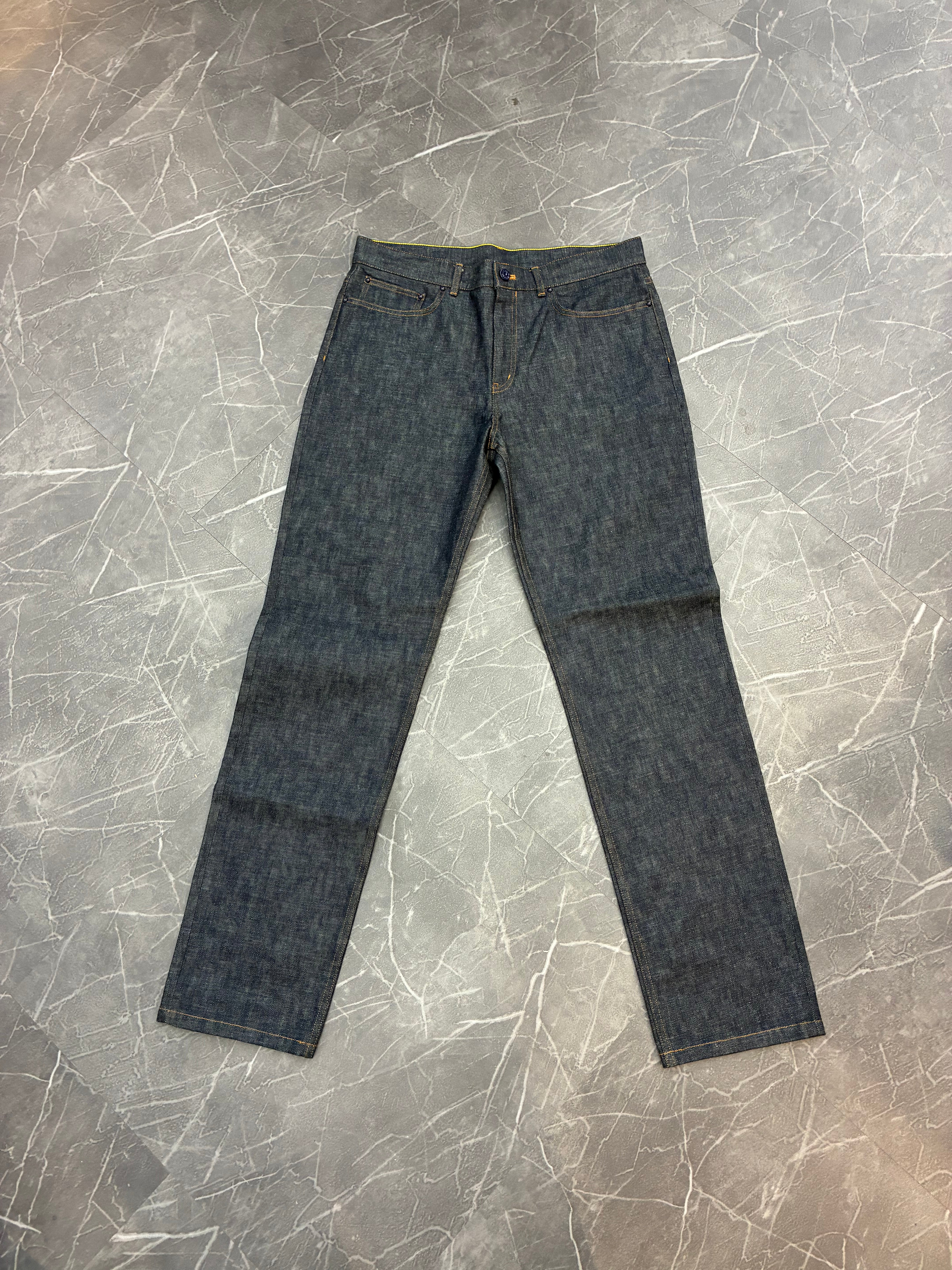 Louis Vuitton Dark Blue Slim Jeans (32)