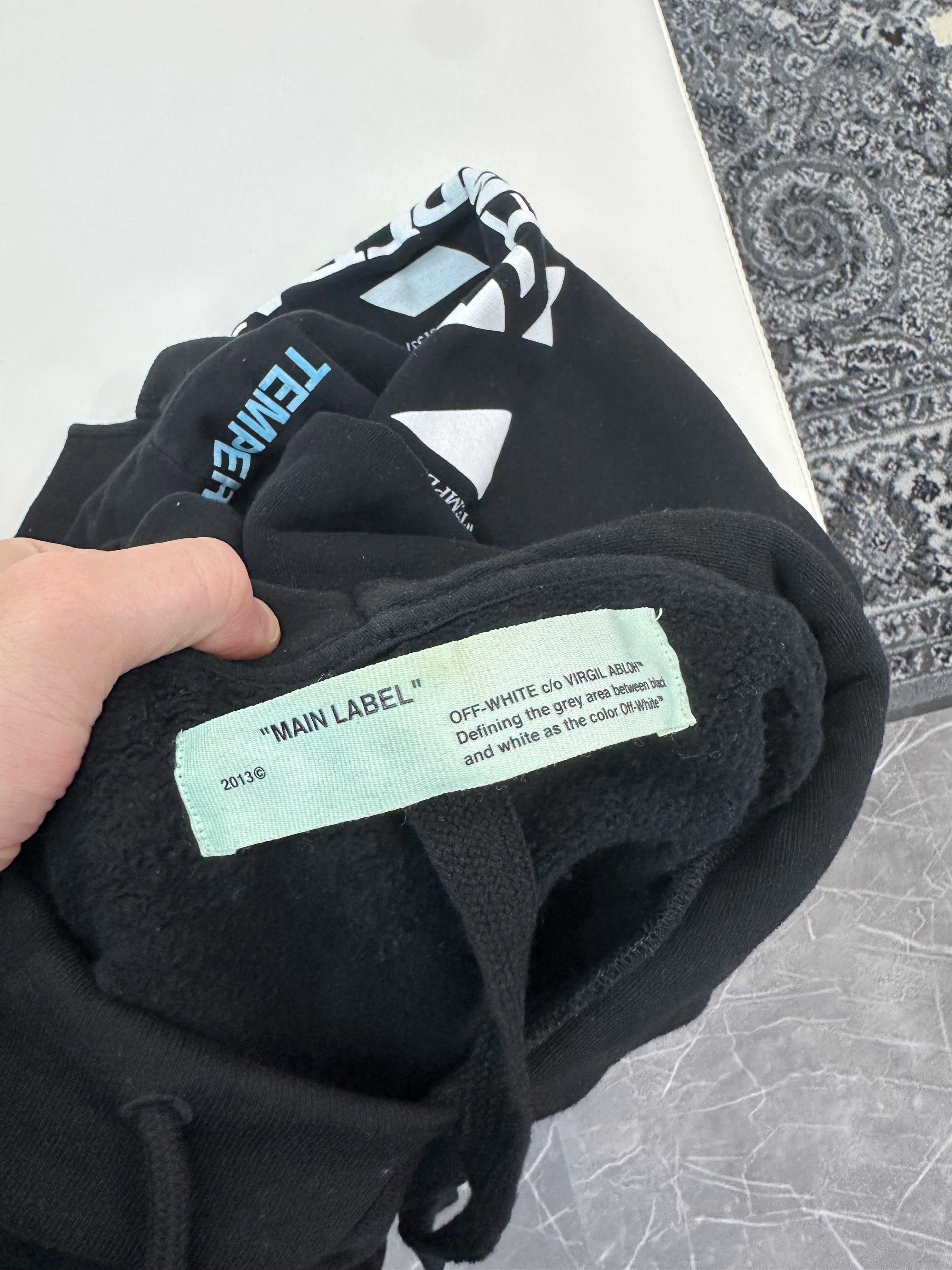 Off-White Temperature Hoodie “Black”