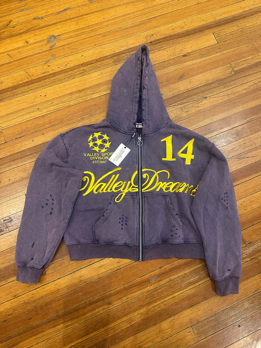 Vale Valley Dreams Zip Up “Purple / Gold”