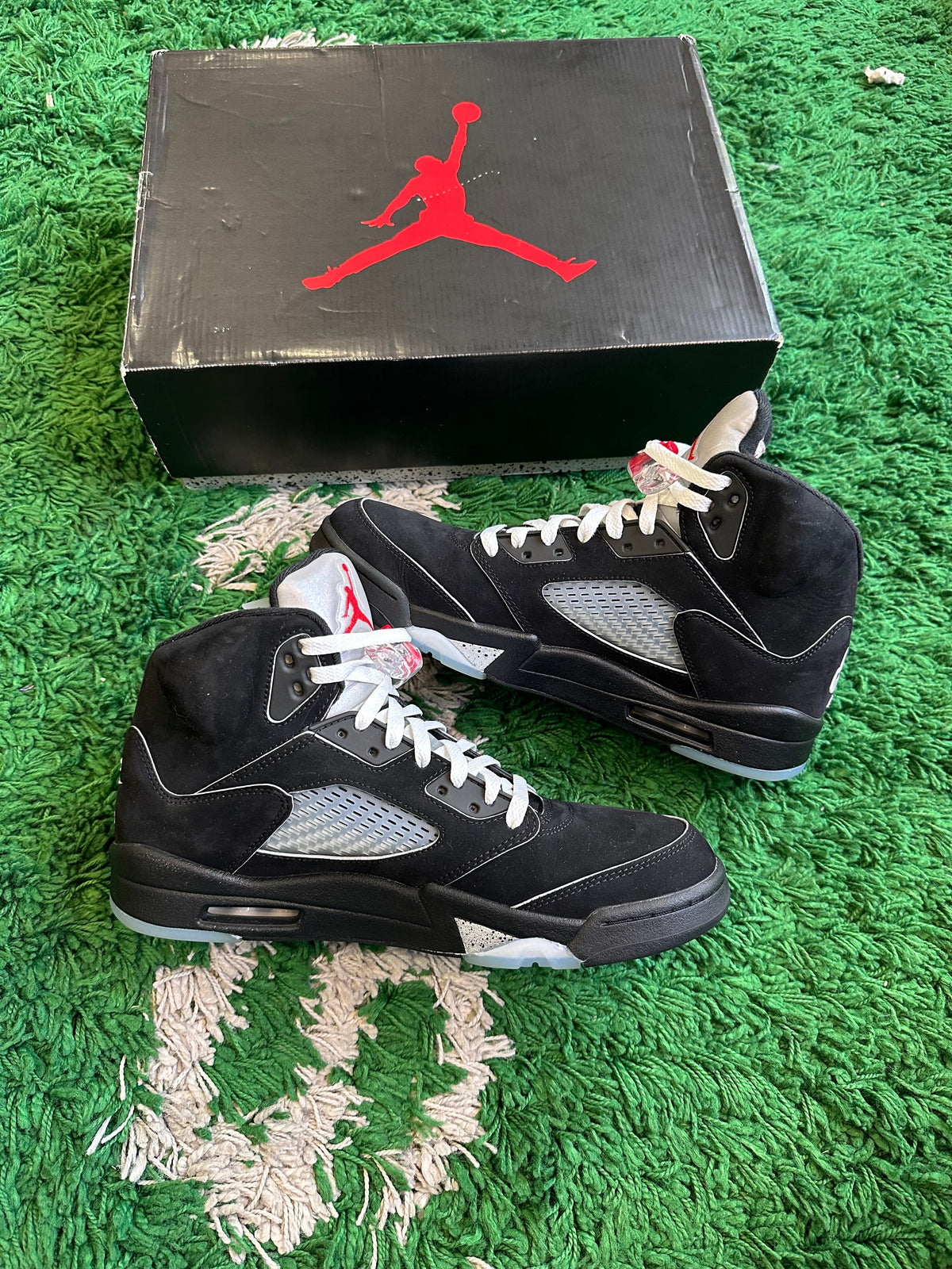 Jordan 5 “Black Metallic Reimagined” (Size 11) - Image 2