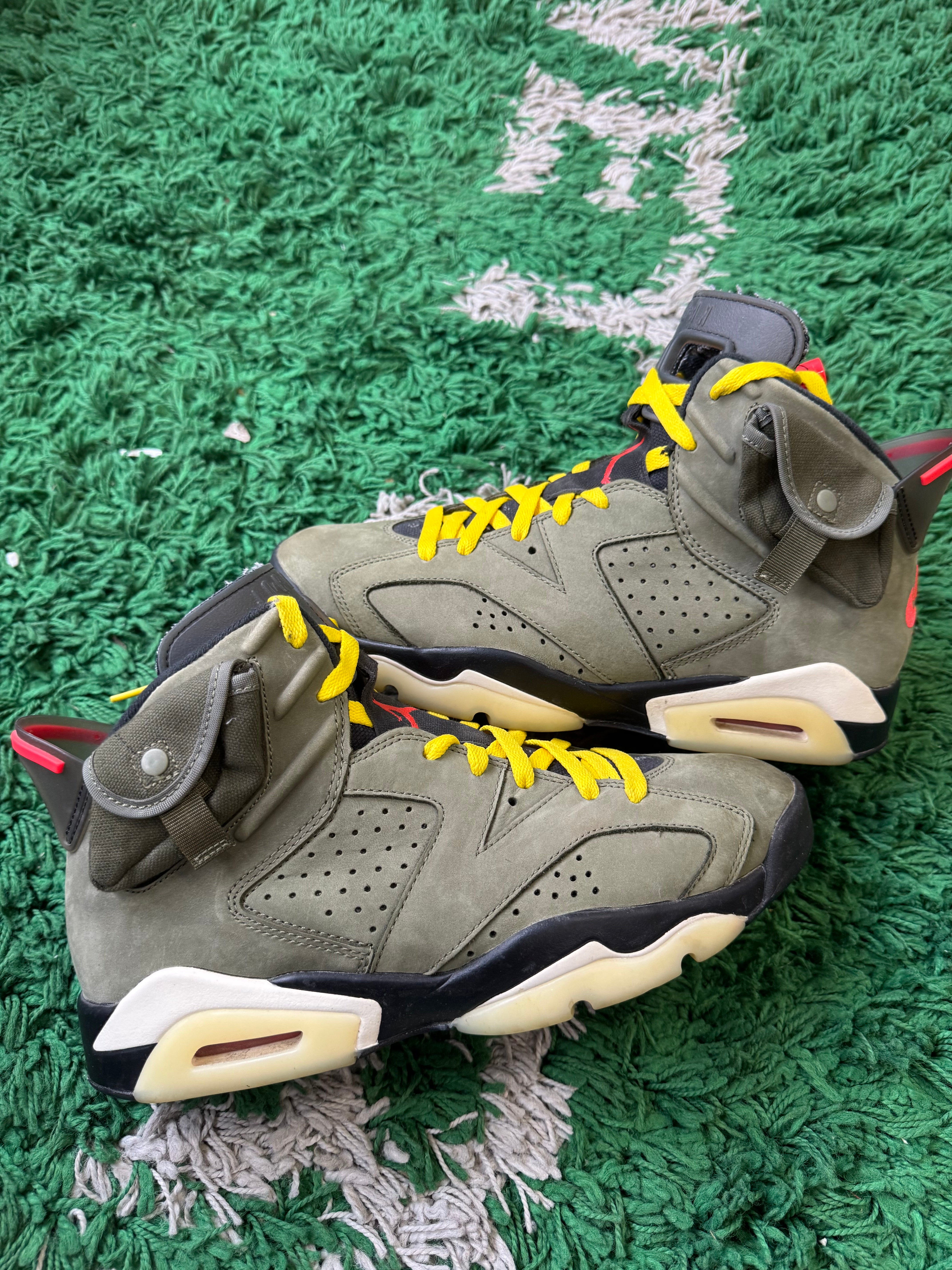 Travis Scott Jordan 6 “Olive”