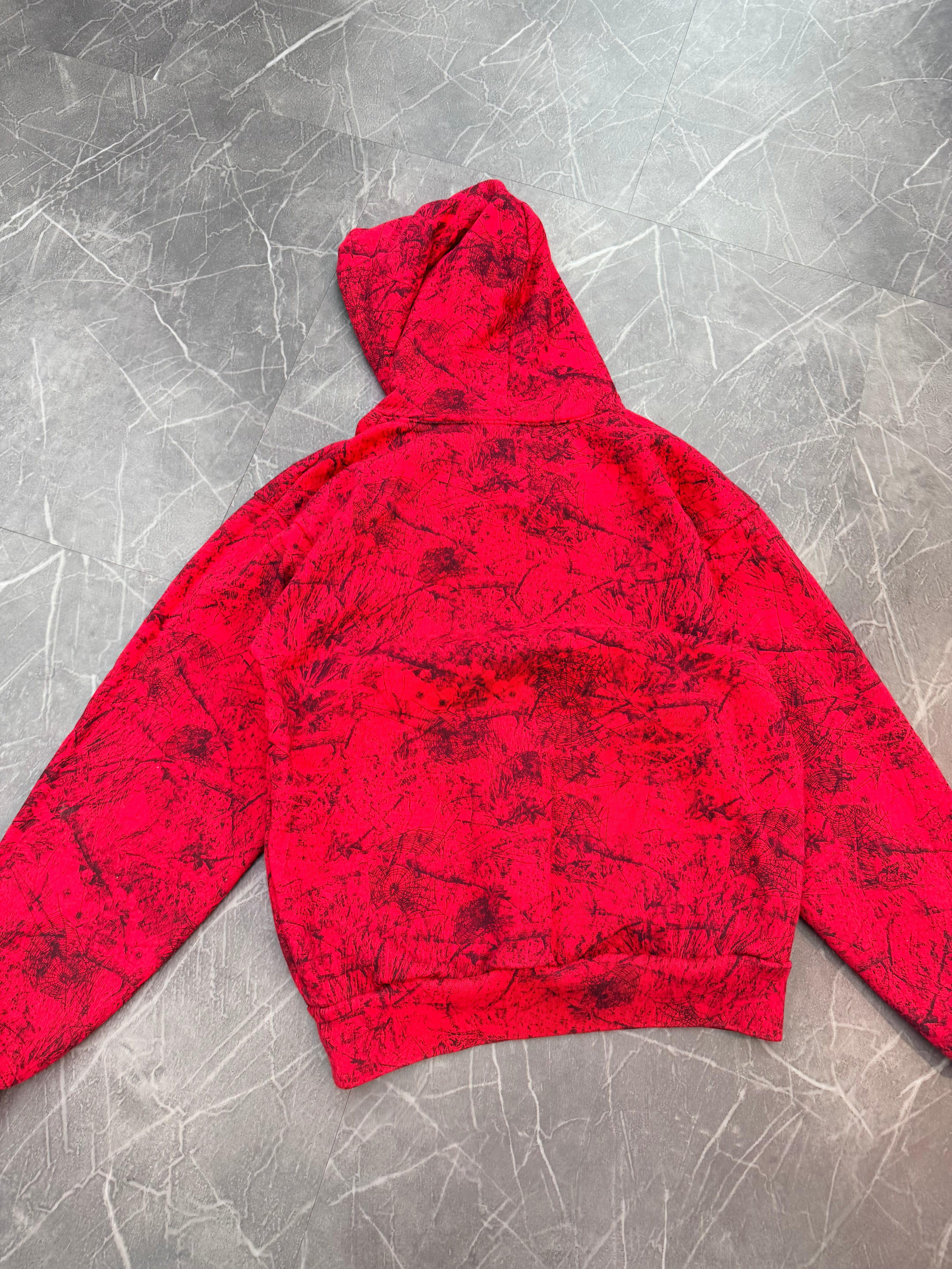 Sp5der Real Tree Camo OG Web Hoodie “Red”