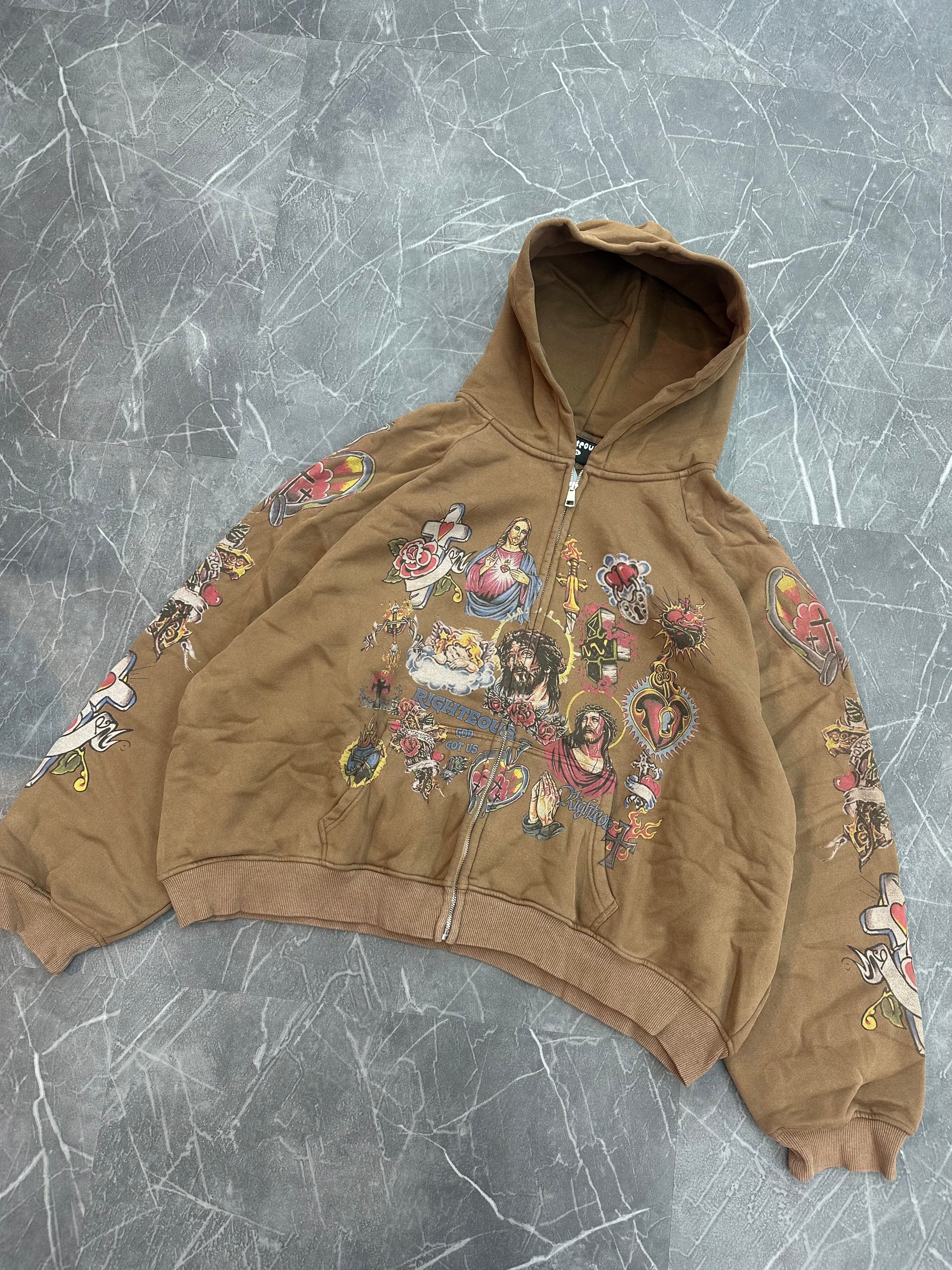 Righteous Zip Up “Brown”