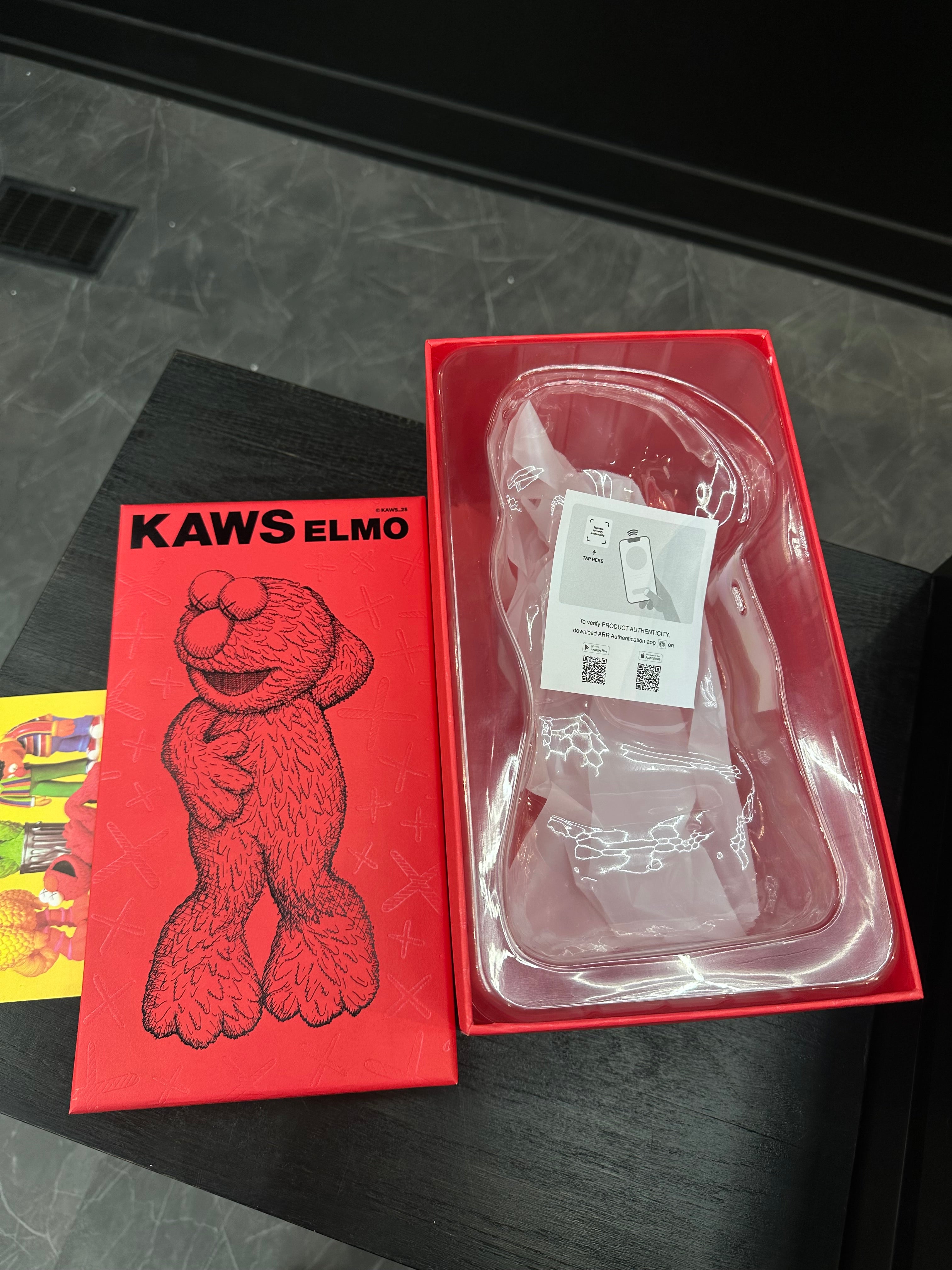 KAWS Sesame Street Elmo Vinyl Figure