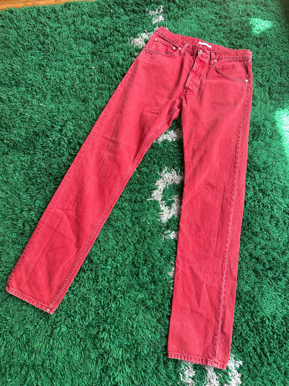 Helmut Lang Oxidized Red Stone Jeans (33)