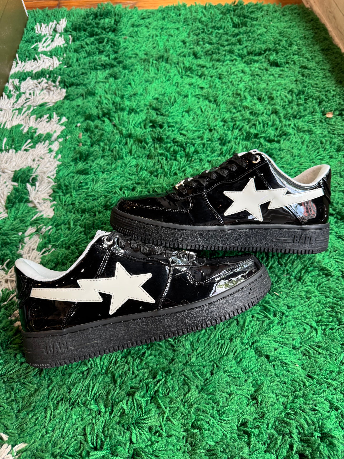 Bapesta “Black Patent Leather”