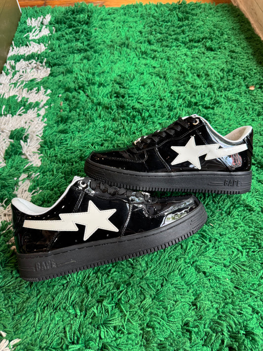 Bapesta “Black Patent Leather”