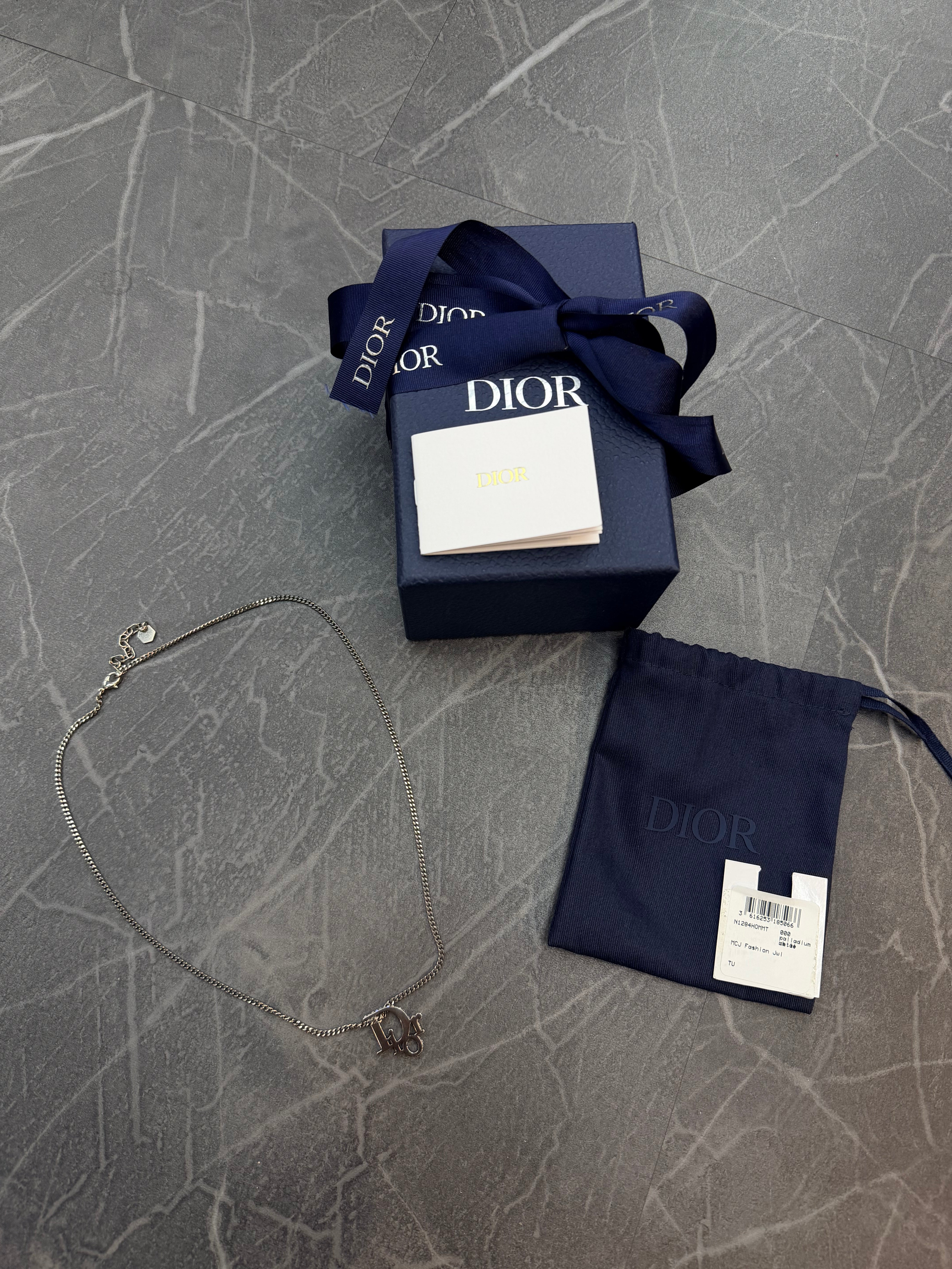 Dior Oblique Pendant Necklace
