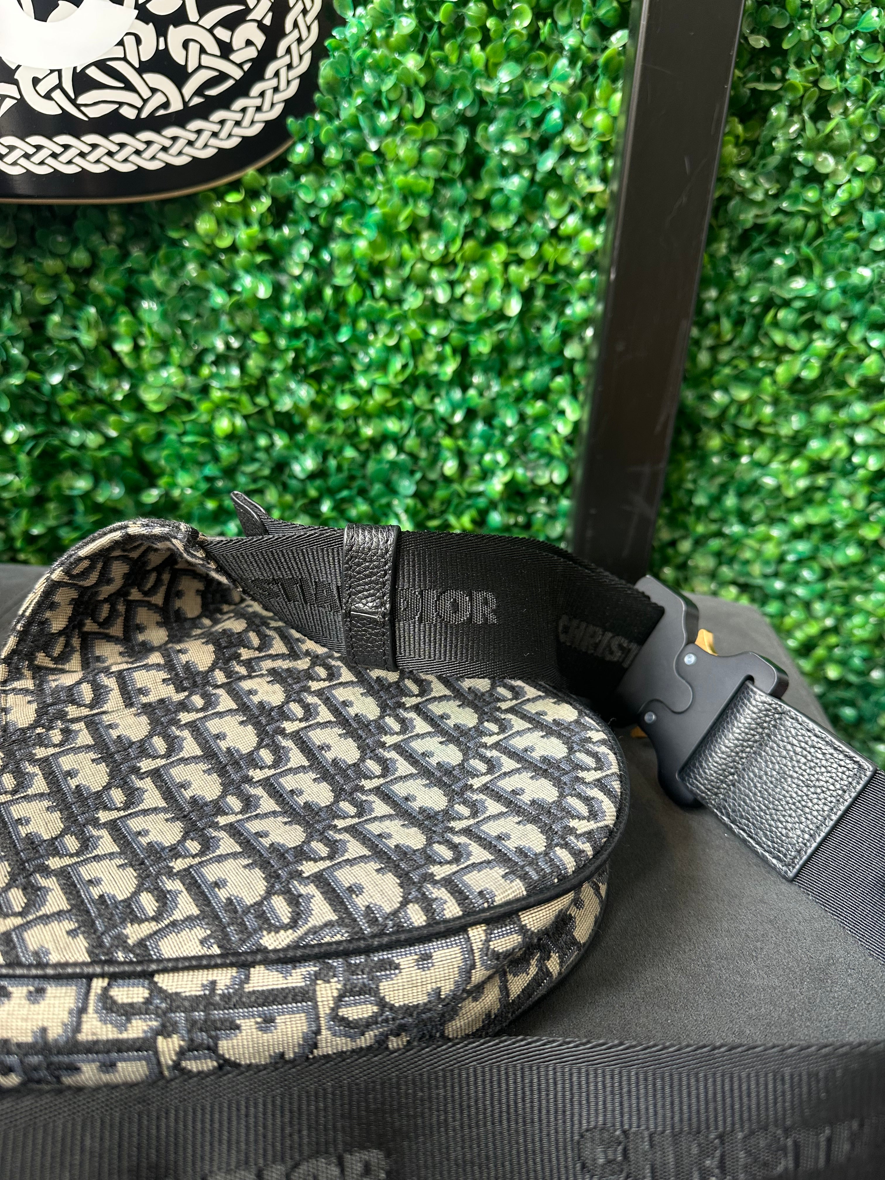 Dior Saddle Bag Oblique Jacquard