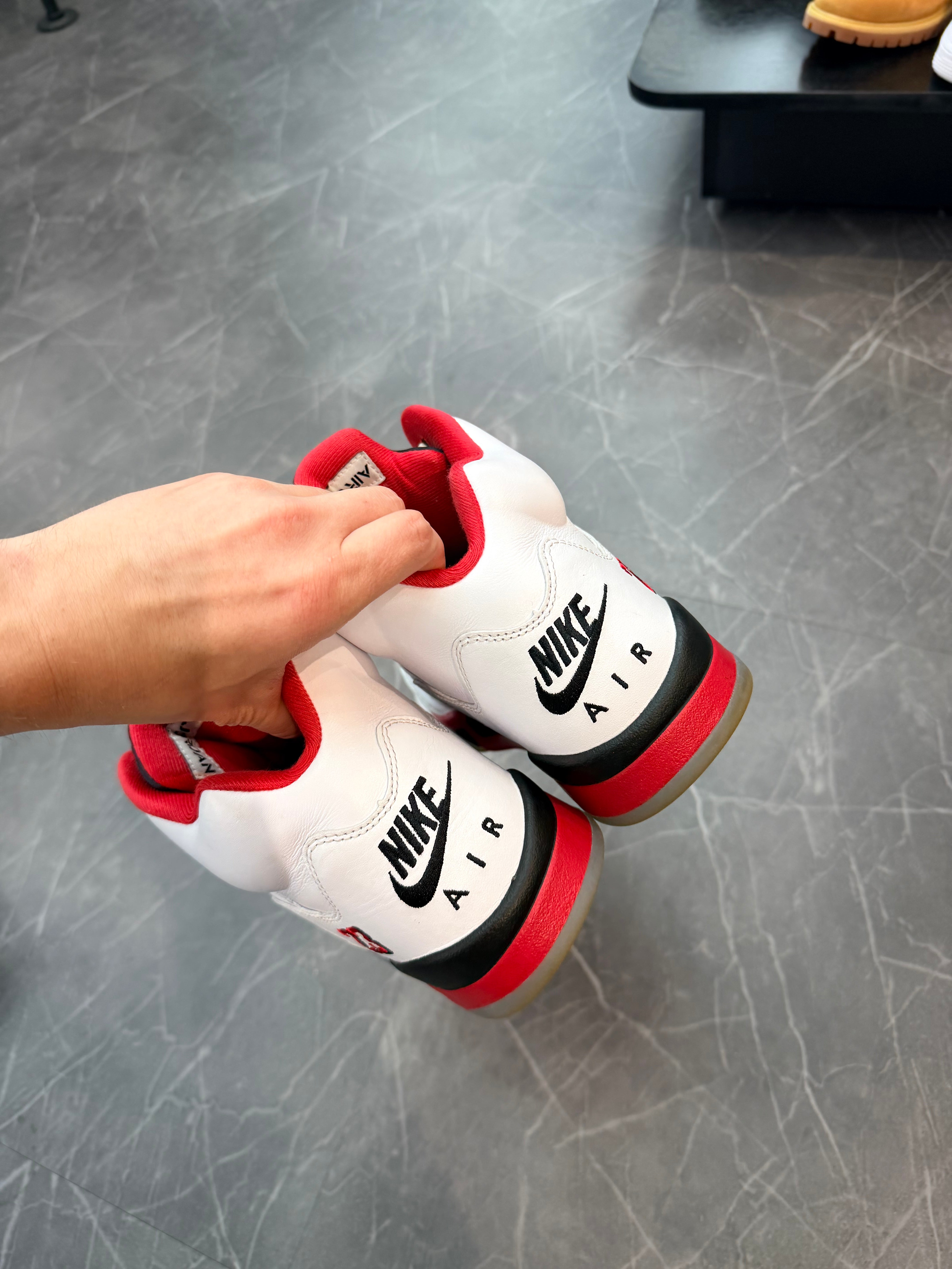 Jordan 5 “Fire Red Black Tongue”