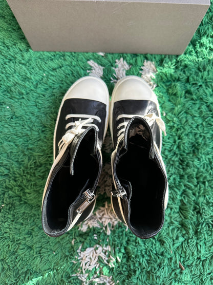 Rick Owen’s Black Hollywood Calf Leather Sneaker