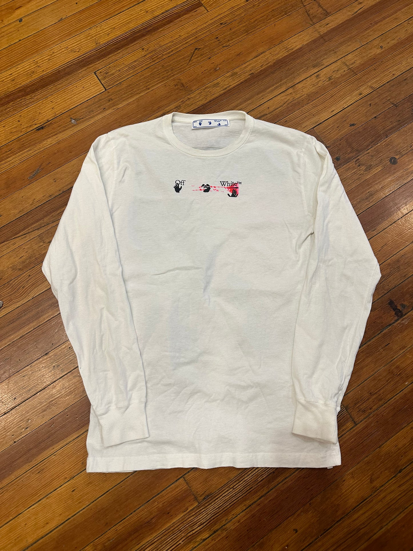 Off-White Long Sleeve “Pink Splatter”