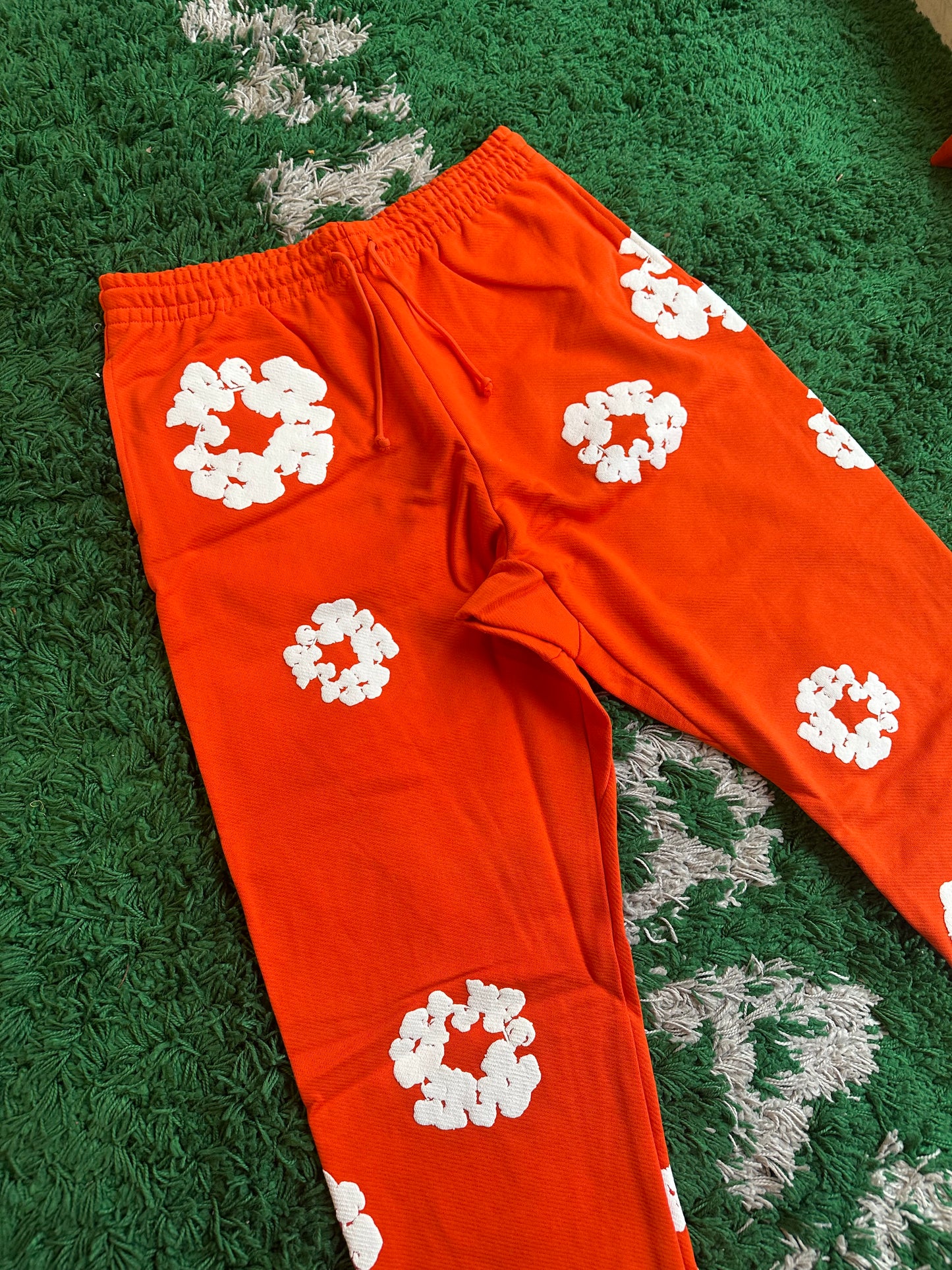 Denim Tears Cotton Wreath Sweatpants “Orange”