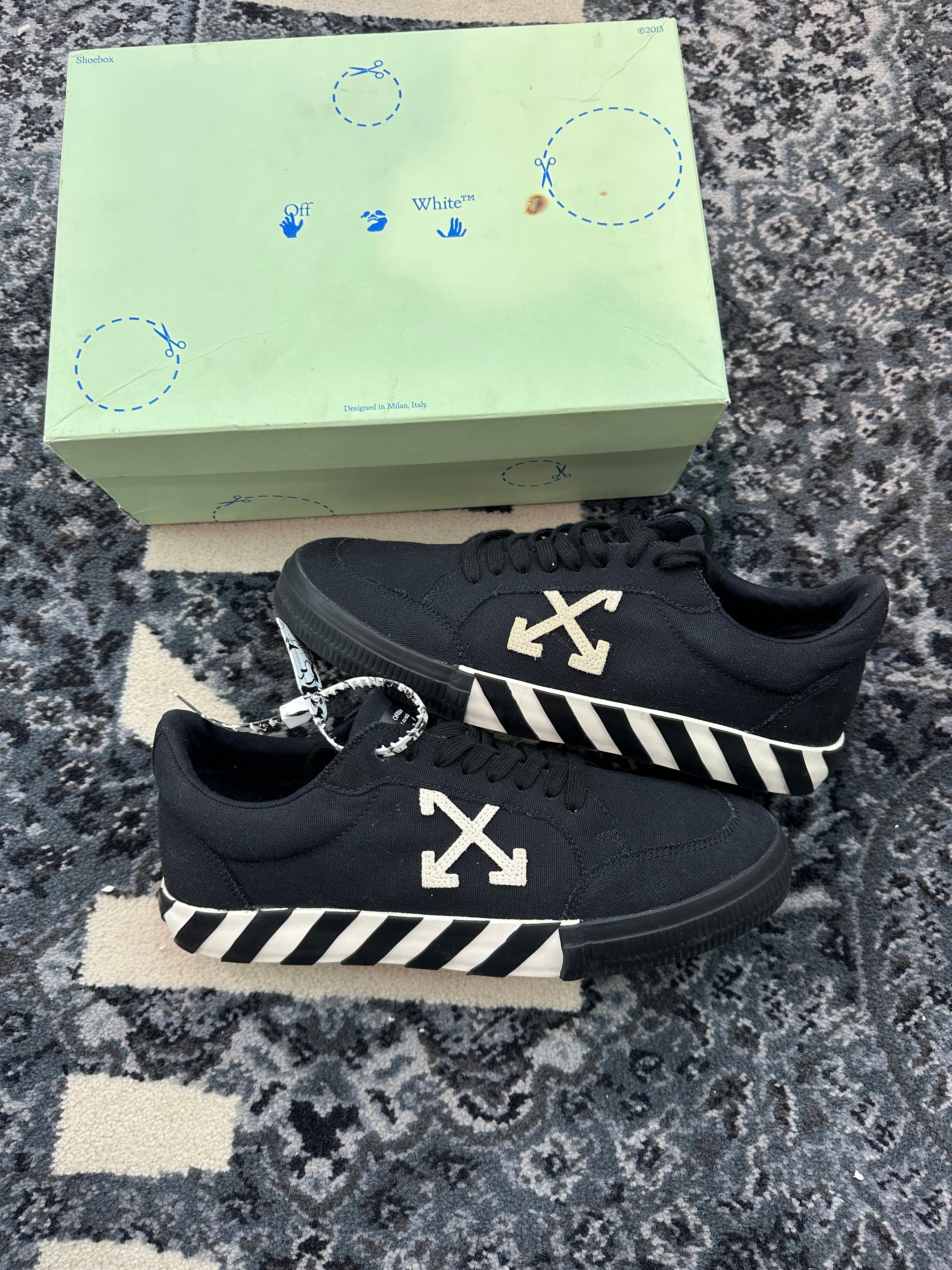 Off White Vulcanized Low “Black White”