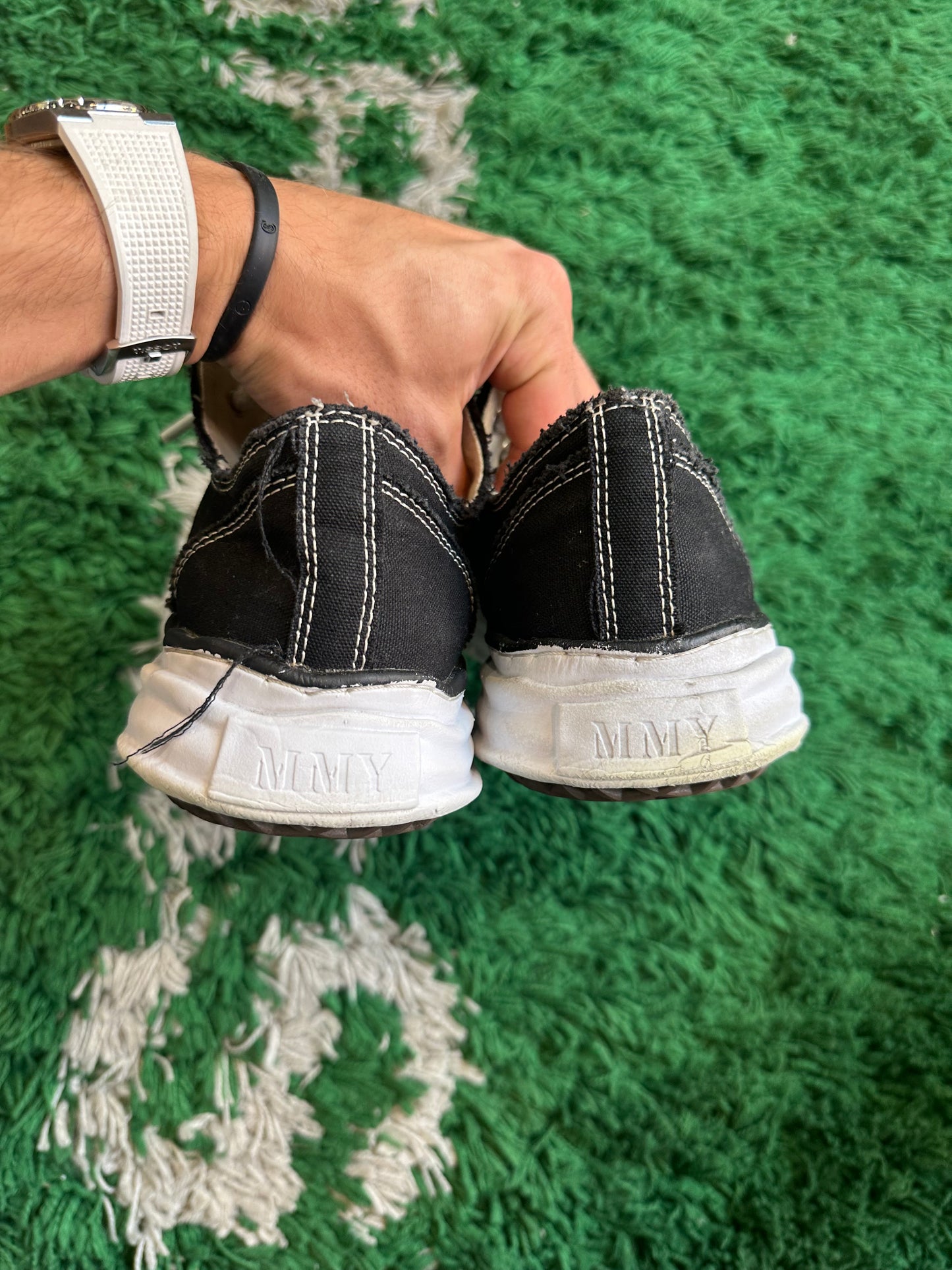 Maison Mihara Canvas Low Top “Black”