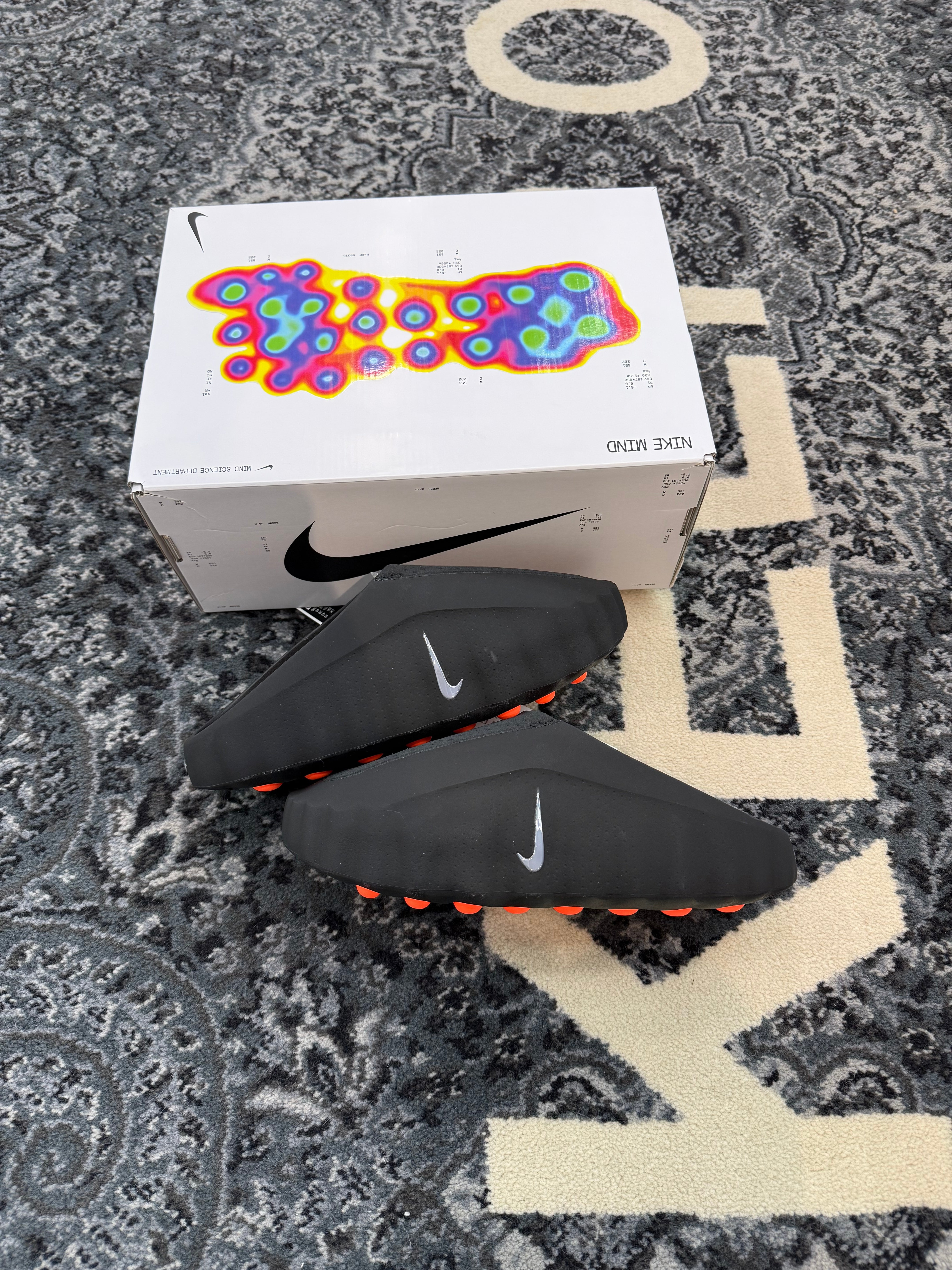 Nike Mind 001 Slide “Black Chrome”