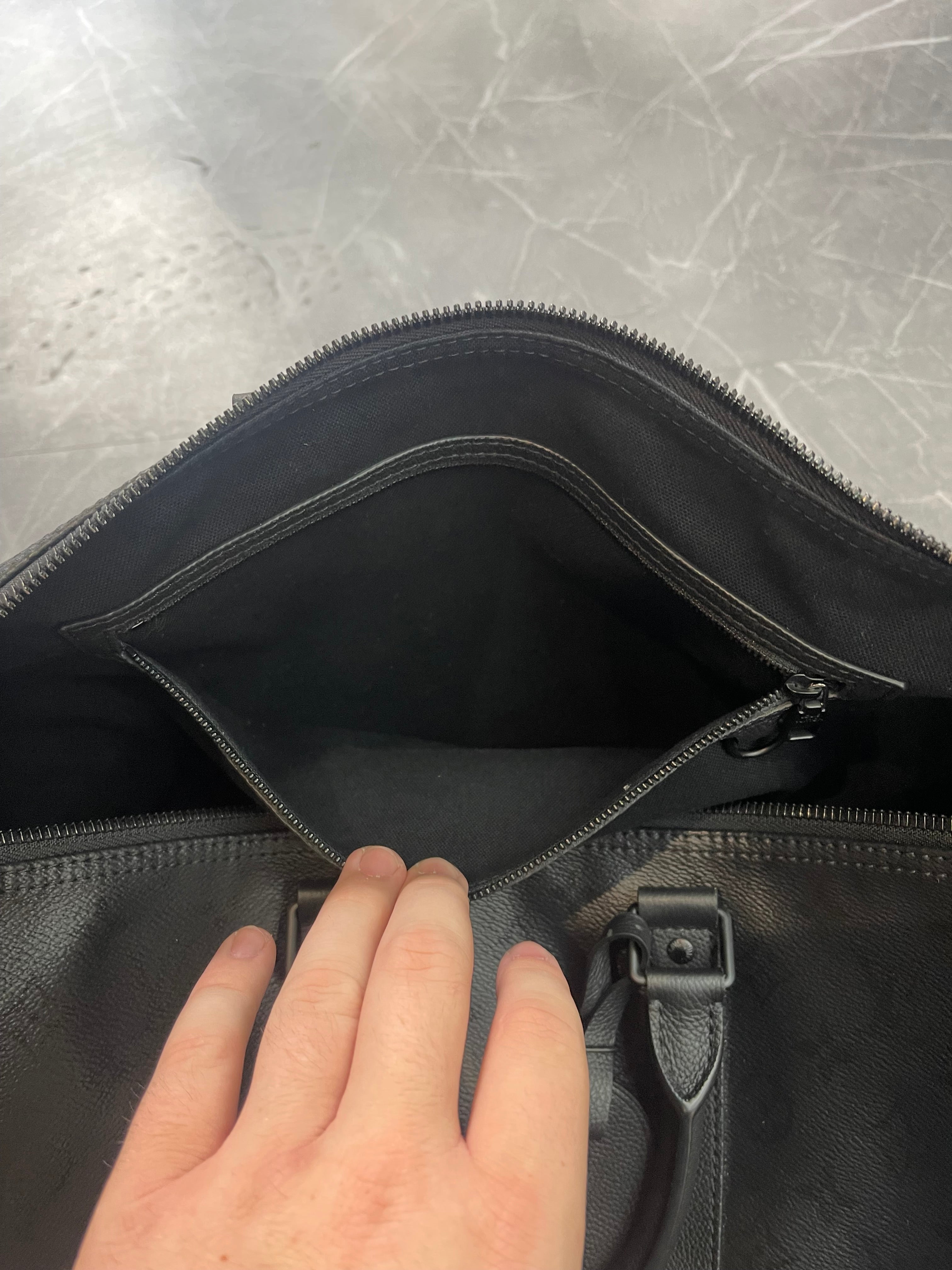 Louis Vuitton Keepall Bandouliere “Black Monogram”