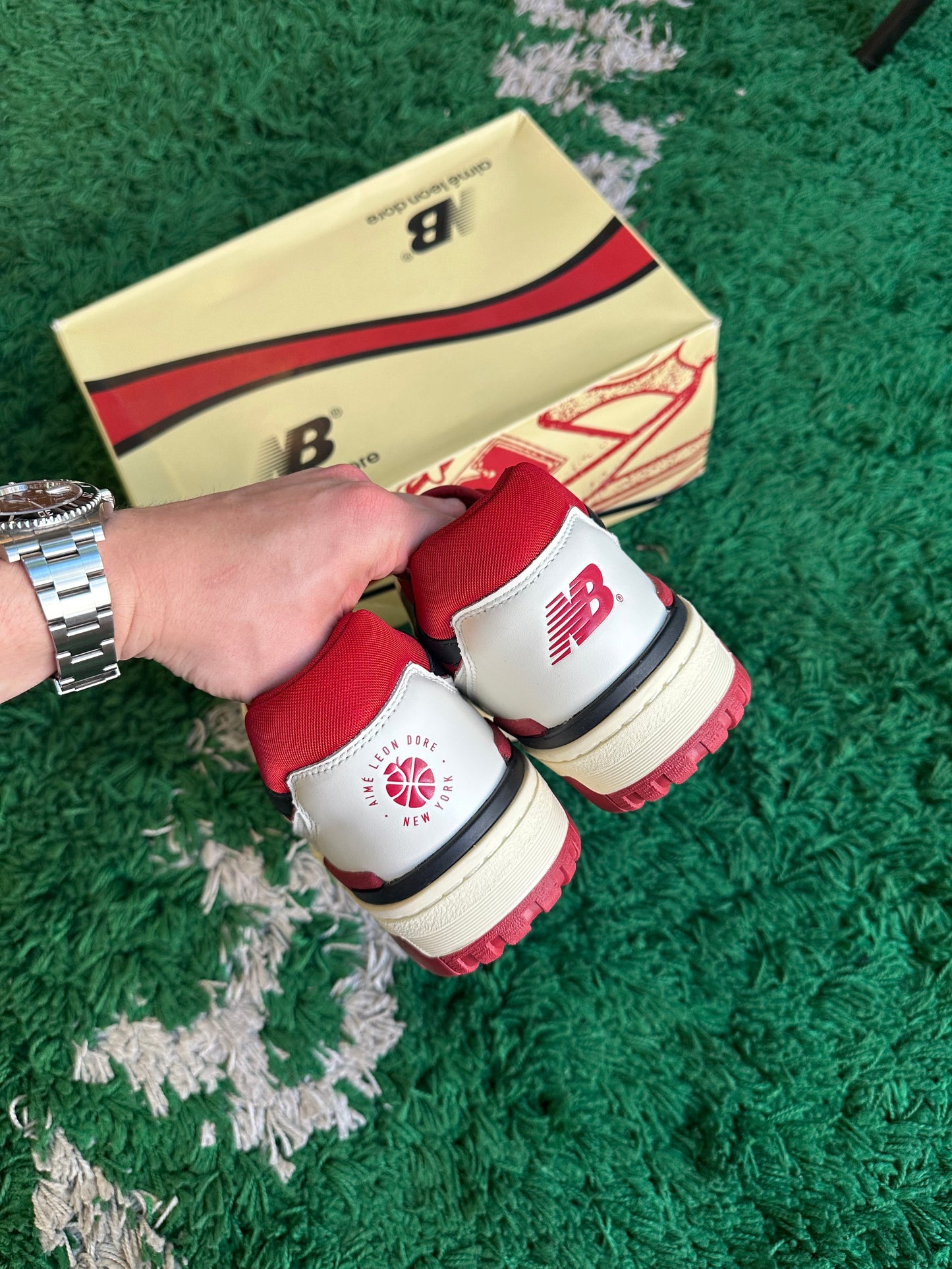 New Balance 550 “Aime Leon Dore White Red”
