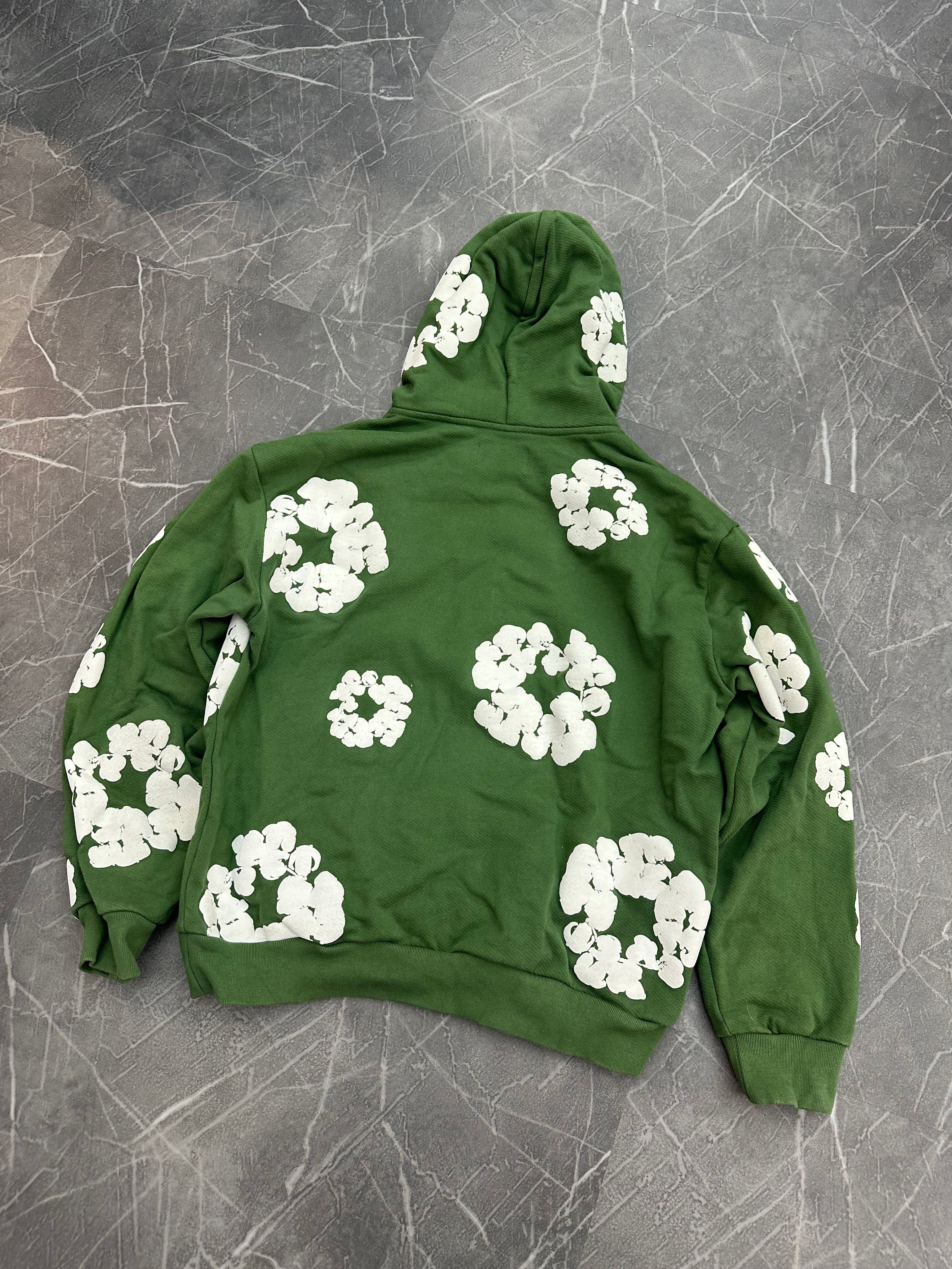 Denim Tears Cotton Wreath Hoodie “Green”