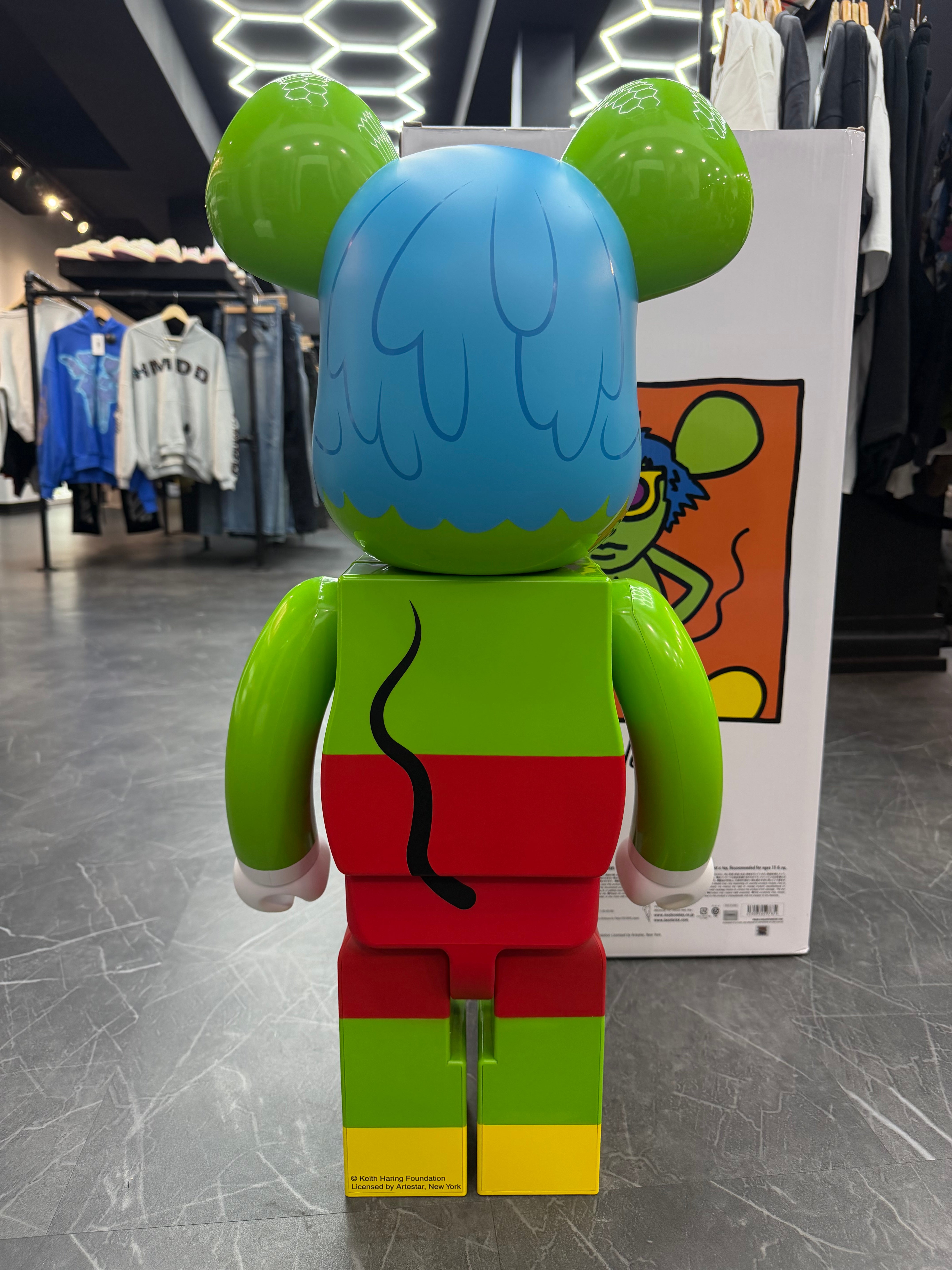 Bearbrick Keith Haring Andy Mouse 1000%