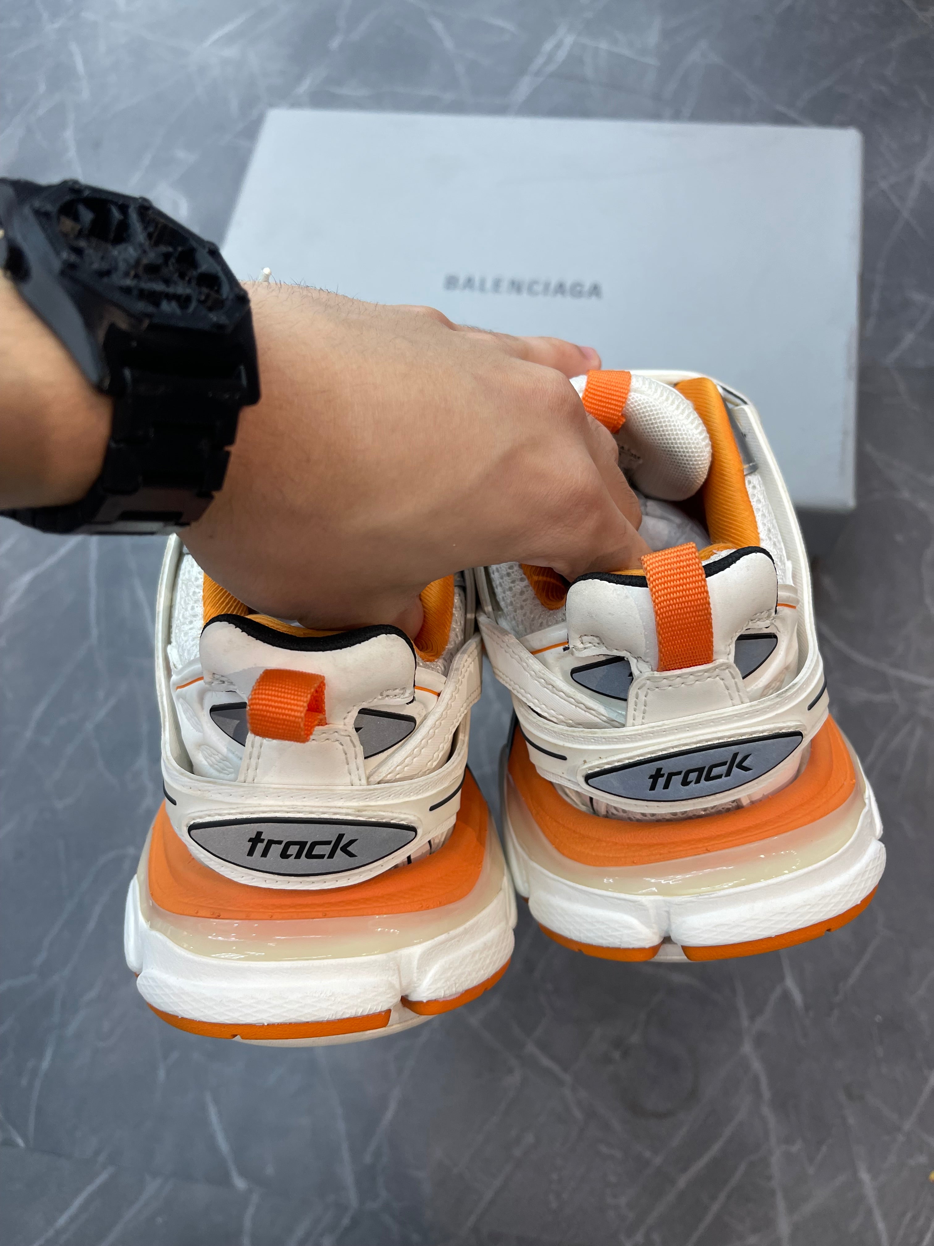 Balenciaga Track Runner “White Orange”